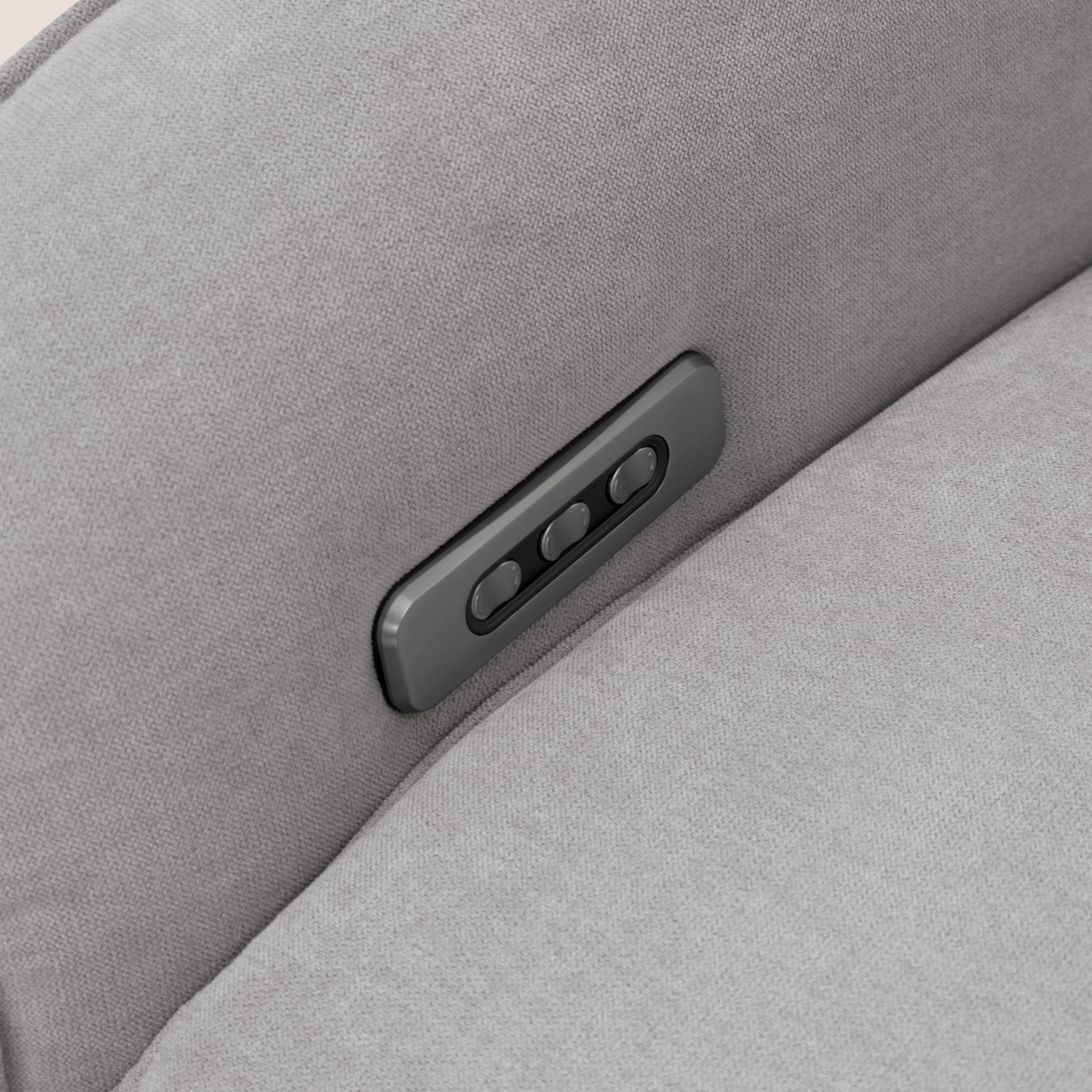 EVA fauteuil RELAX en tissu imperméable T02 gris clair - Image 3