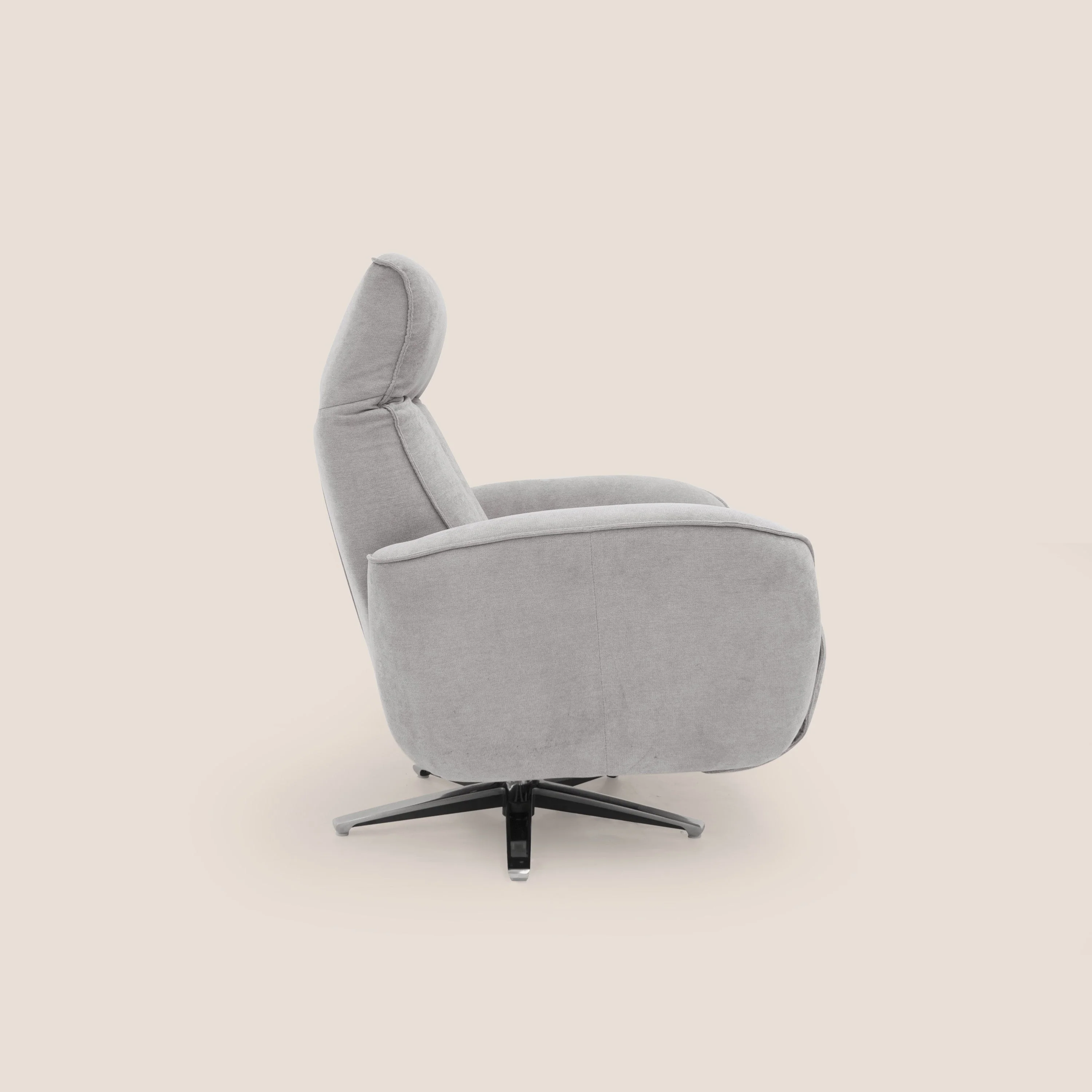 EVA fauteuil RELAX en tissu imperméable T02 gris clair - Image 5