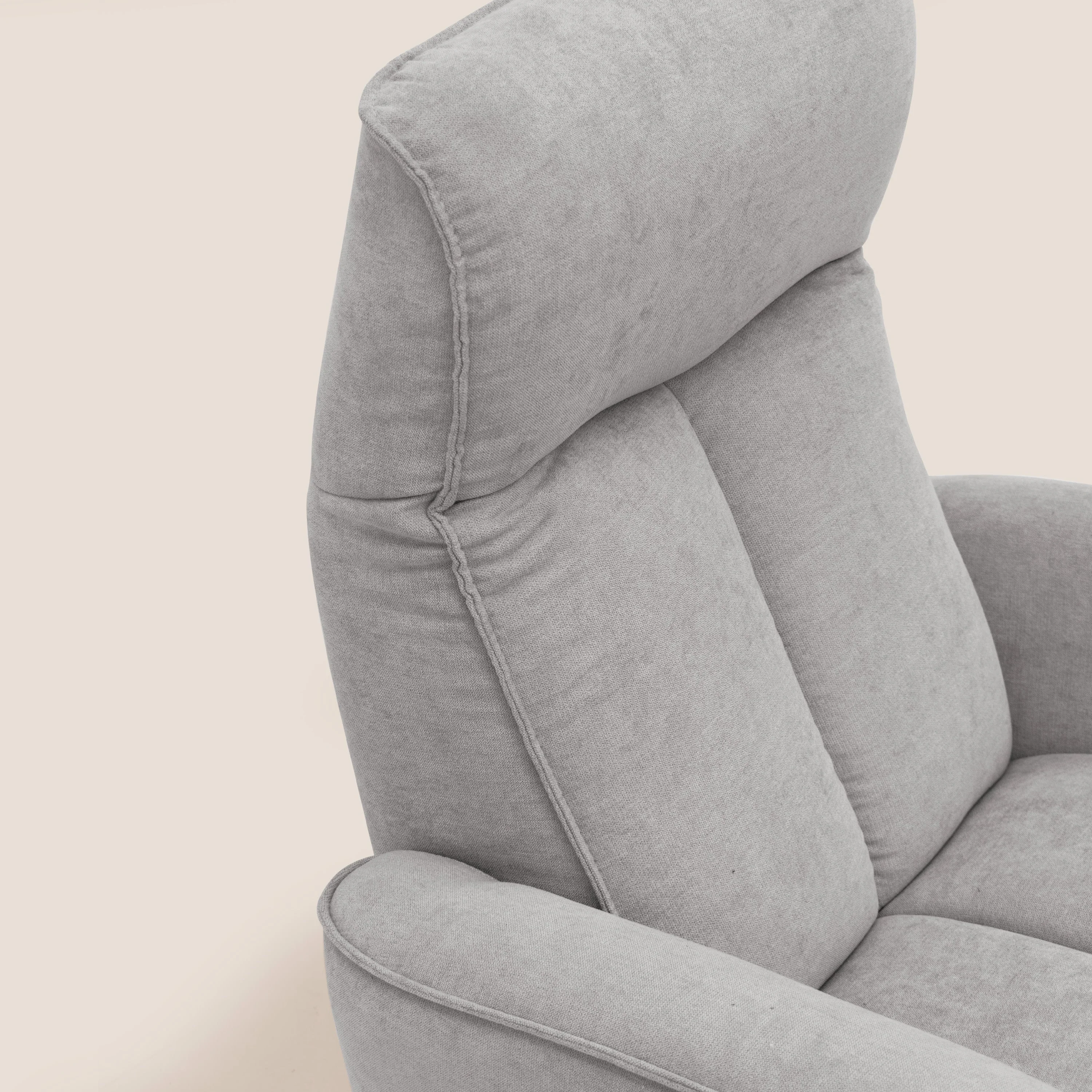 EVA fauteuil RELAX en tissu imperméable T02 gris clair - Image 7