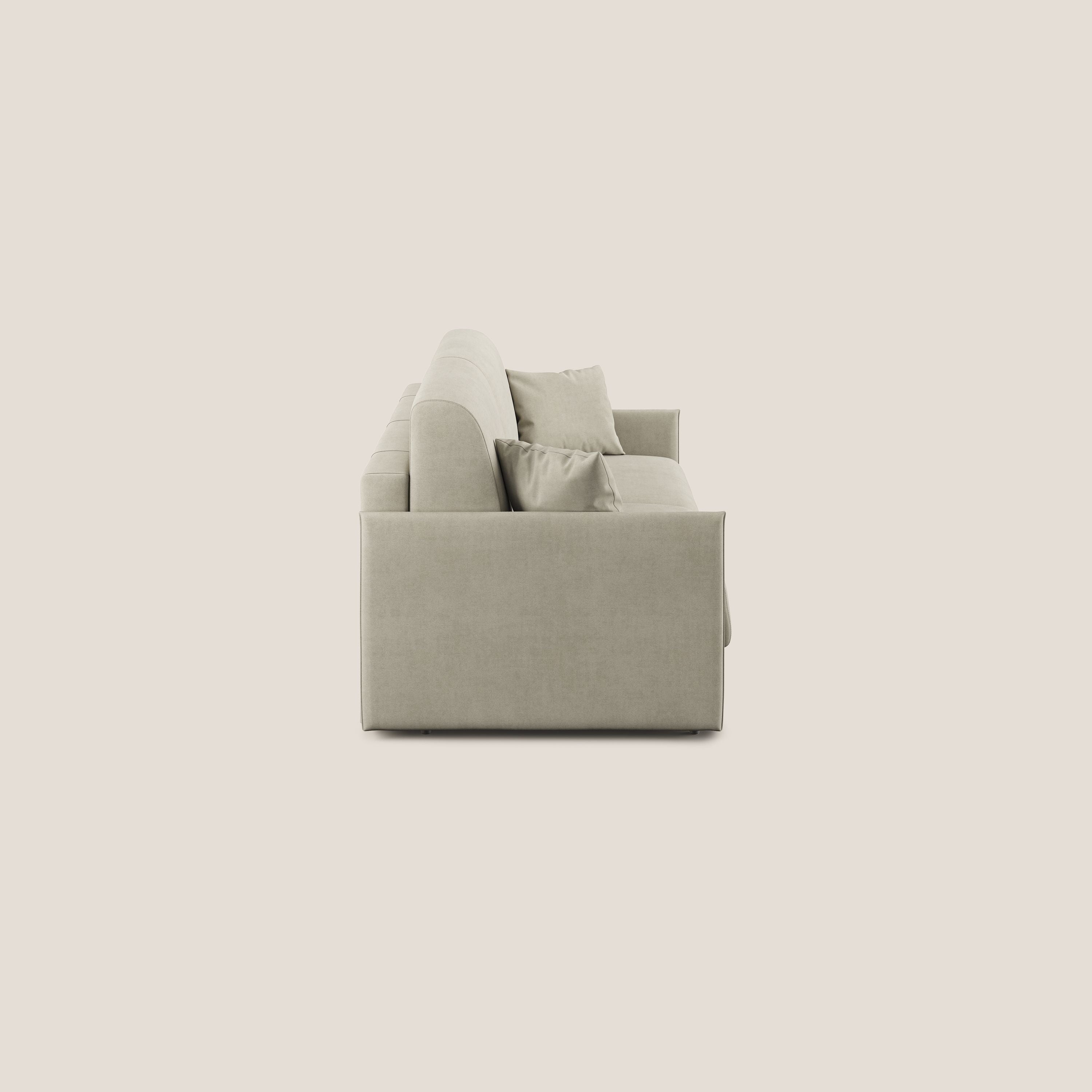 Evans canapé convertible en tissu doux imperméable T02 crème - Image 6