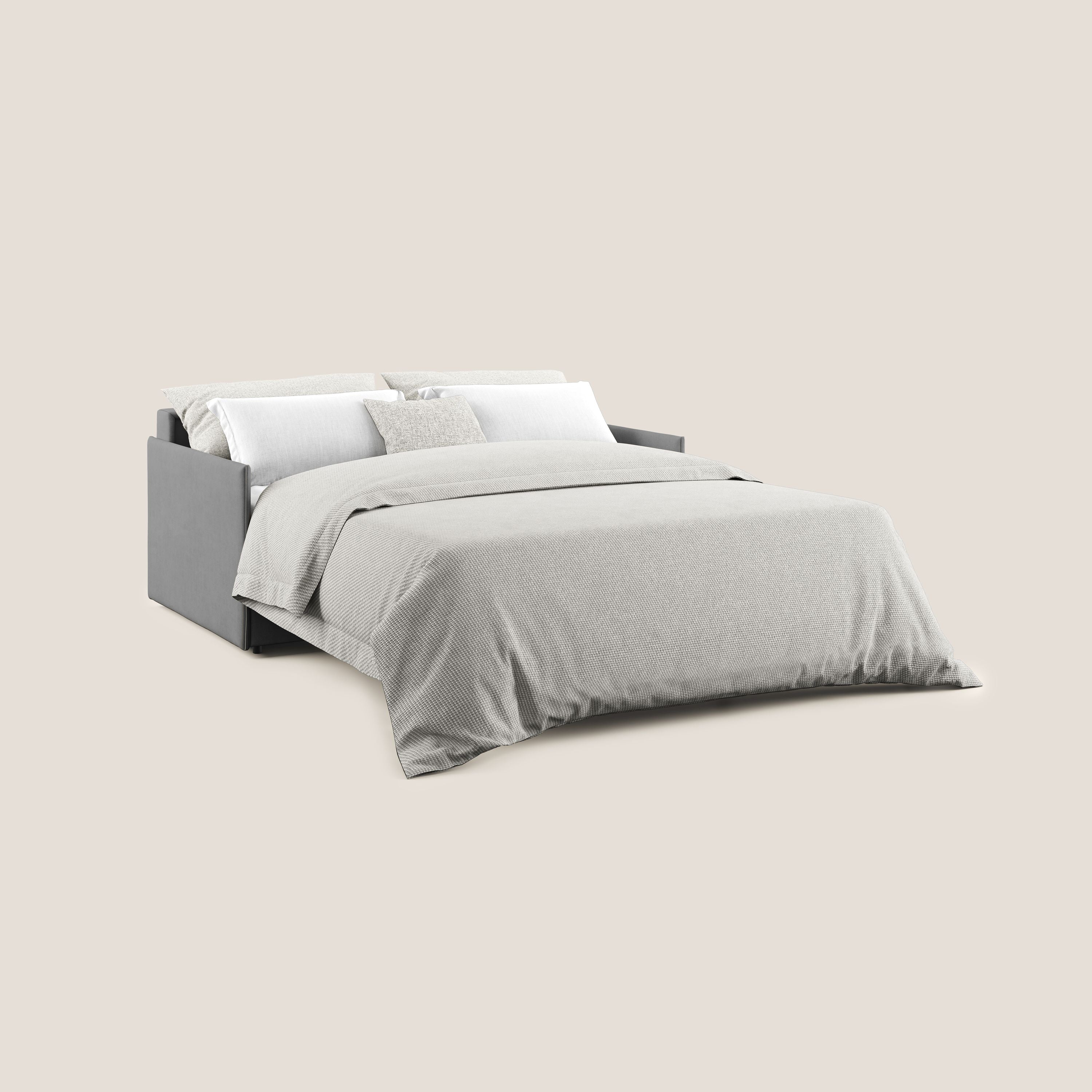 Evans canapé convertible en tissu doux imperméable T02 gris - Image 2