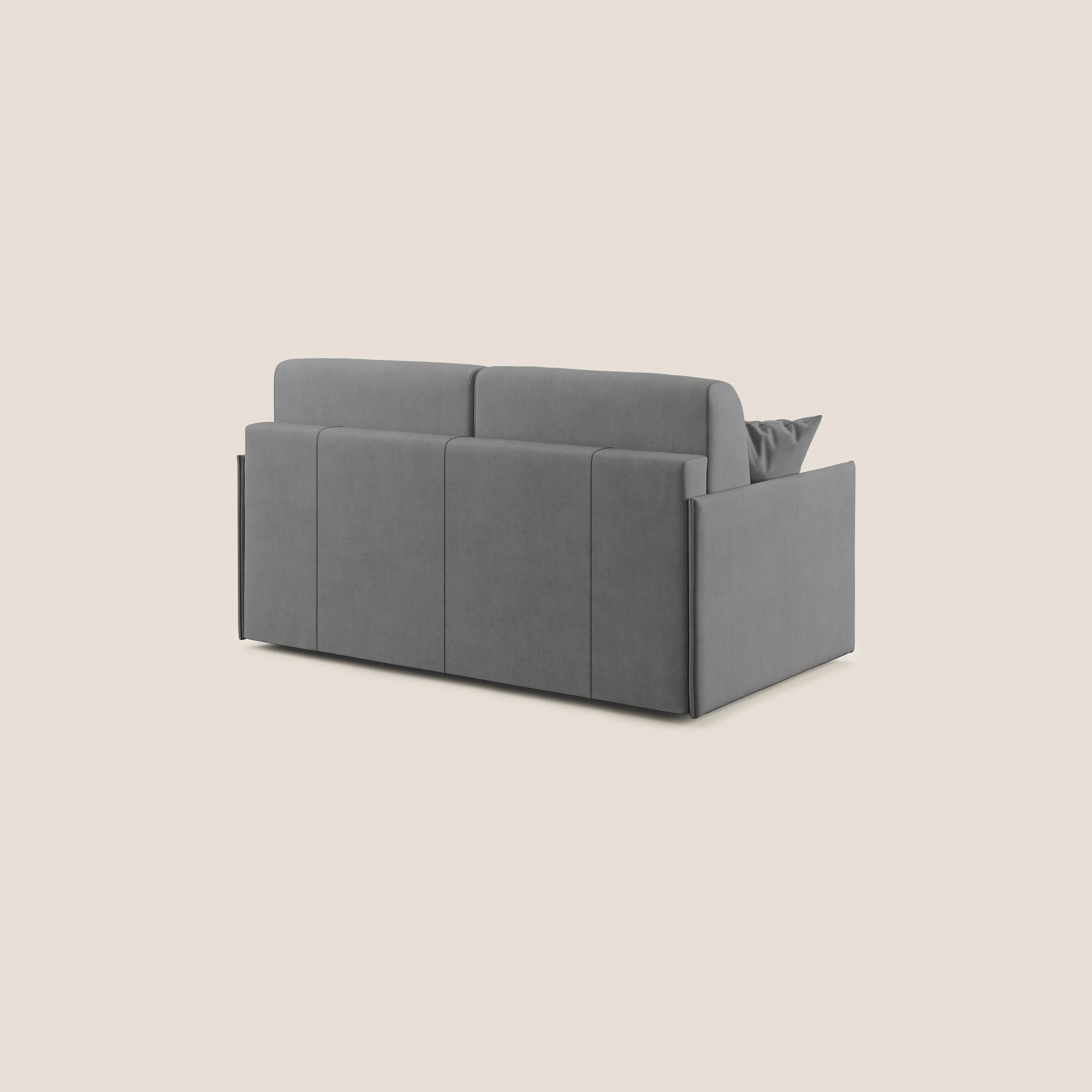 Evans canapé convertible en tissu doux imperméable T02 gris - Image 5