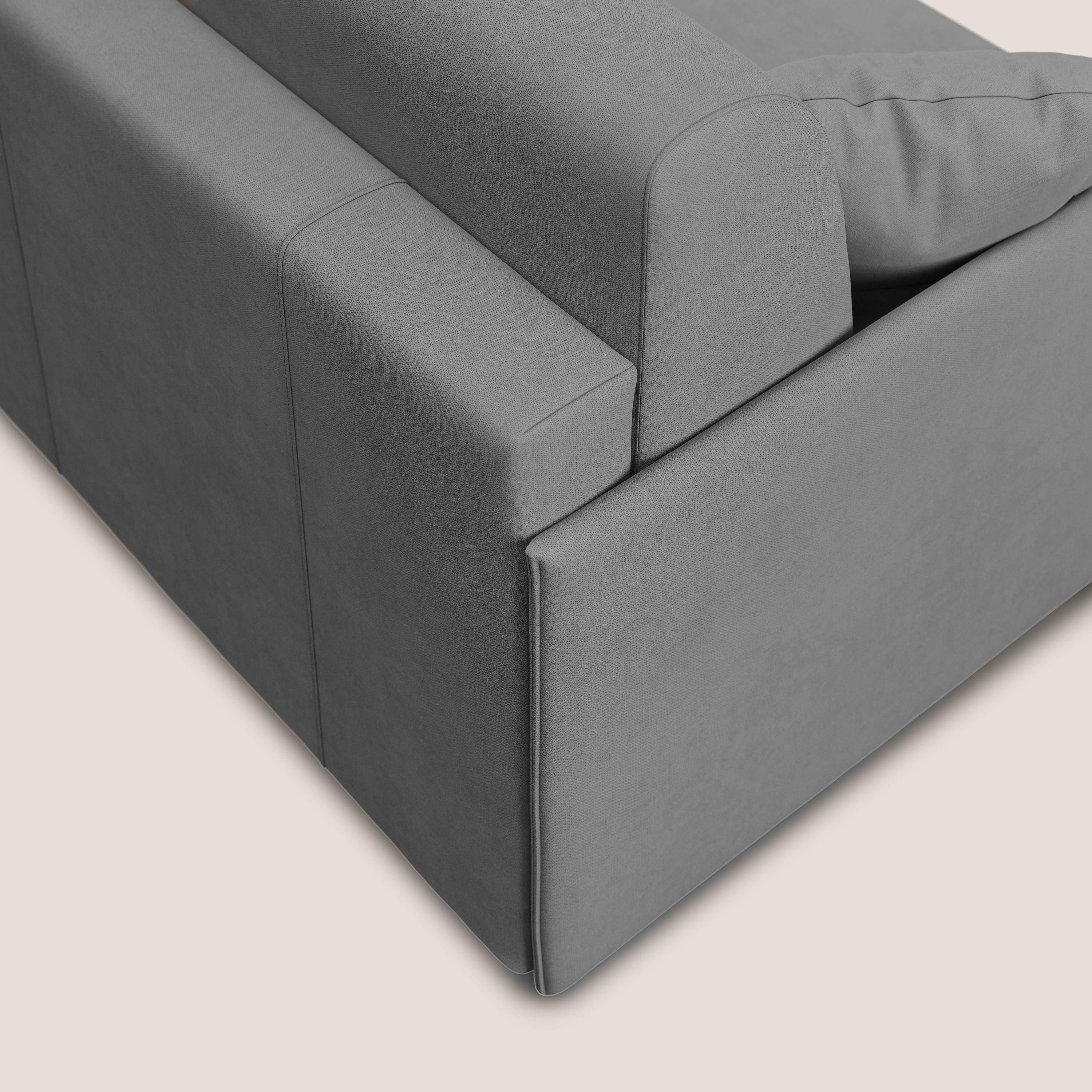 Evans canapé convertible en tissu doux imperméable T02 gris - Image 7