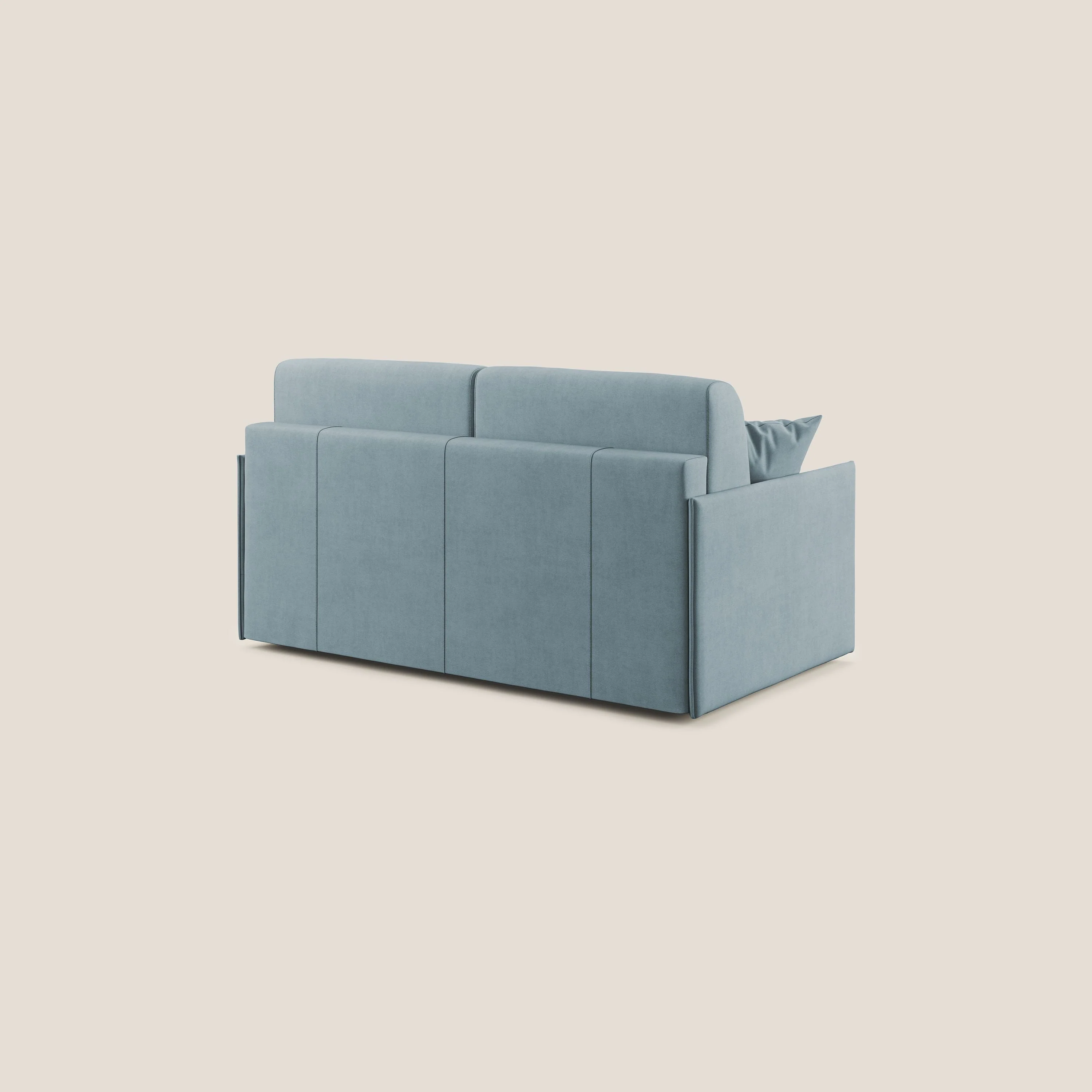 Evans canapé convertible en tissu doux imperméable T02 sucre glace - Image 5