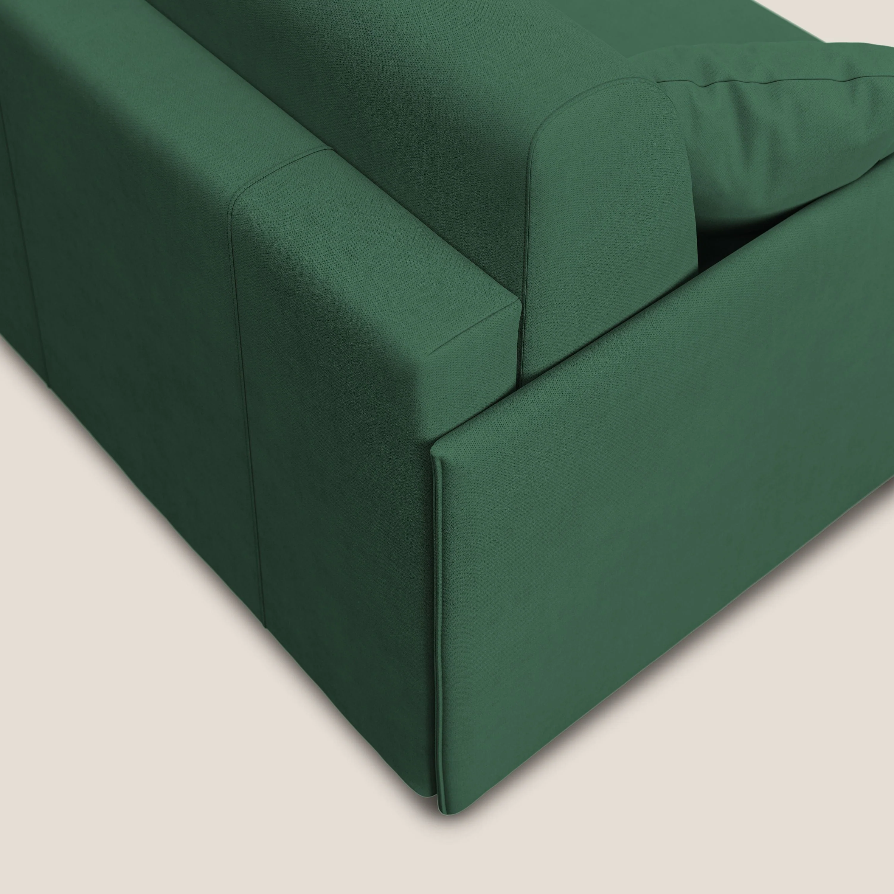 Evans canapé convertible en tissu doux imperméable T02 vert - Image 7