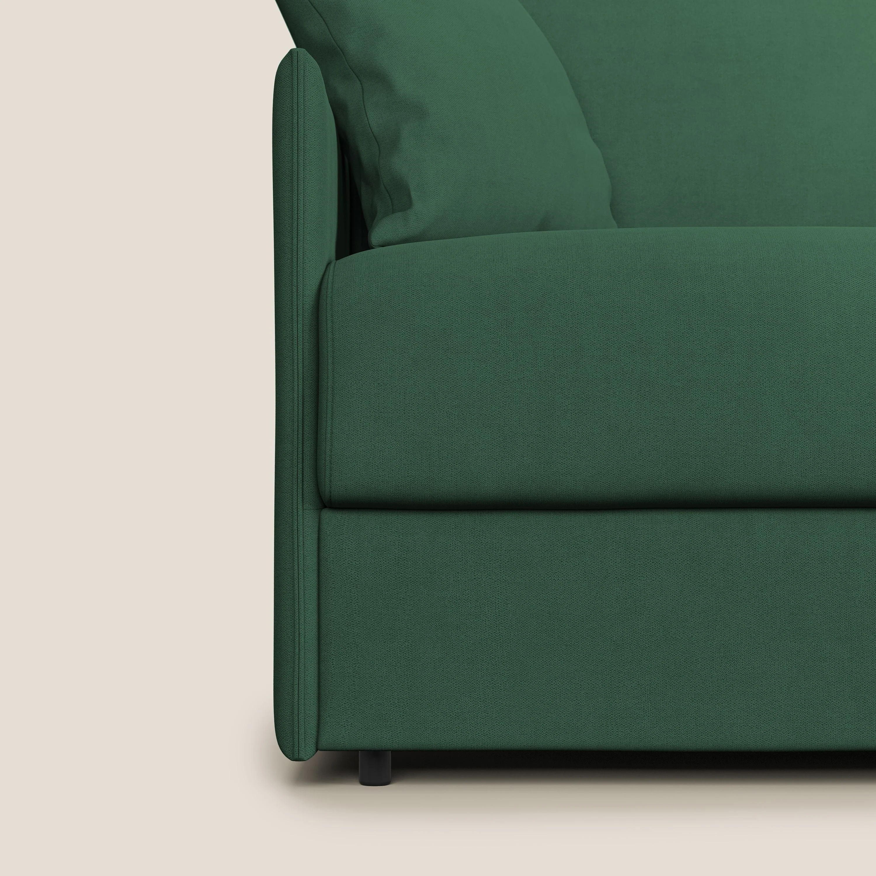 Evans canapé convertible en tissu doux imperméable T02 vert - Image 8
