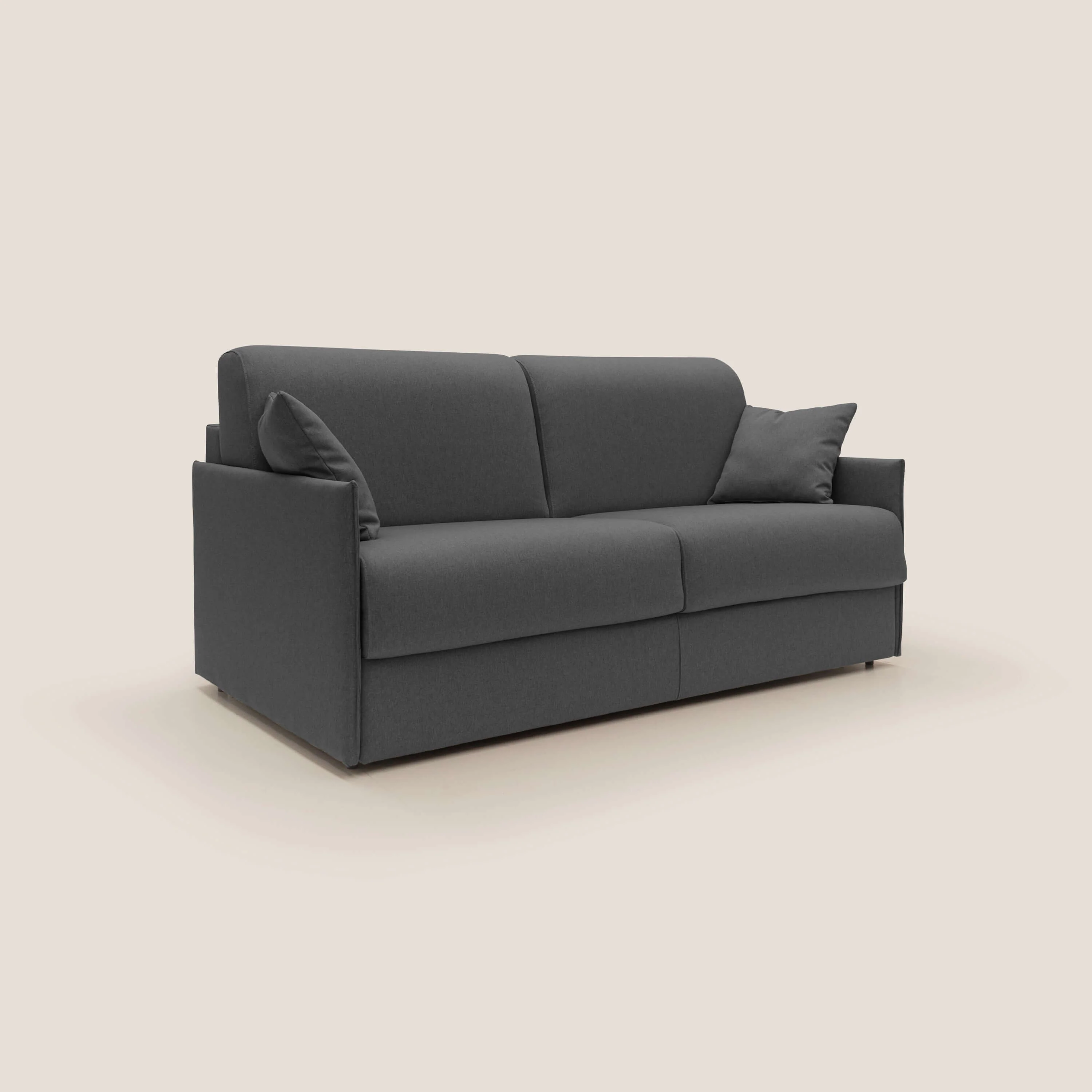 Evans Canapé convertible en tissu imperméable T13 anthracite - Image 4