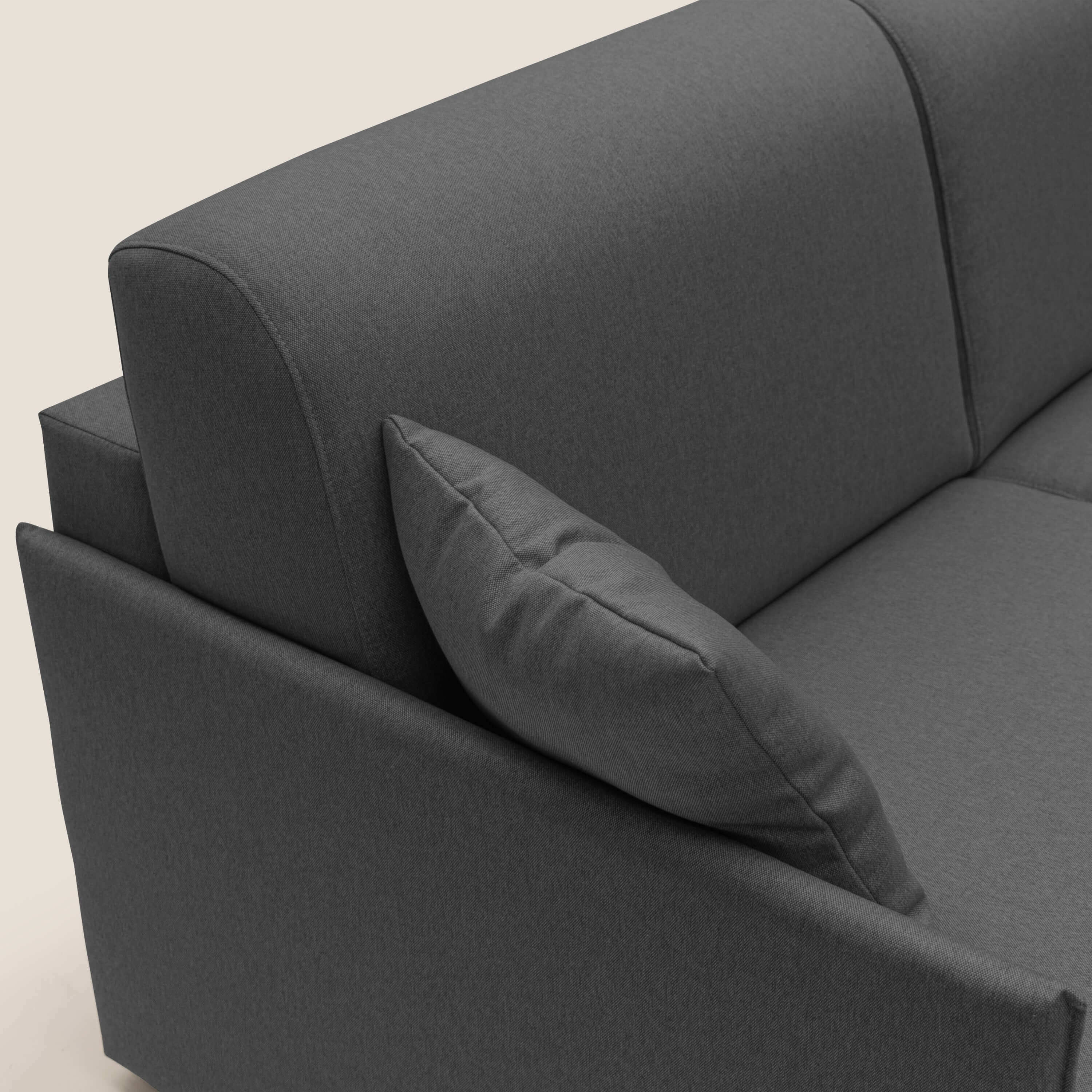 Evans Canapé convertible en tissu imperméable T13 anthracite - Image 7
