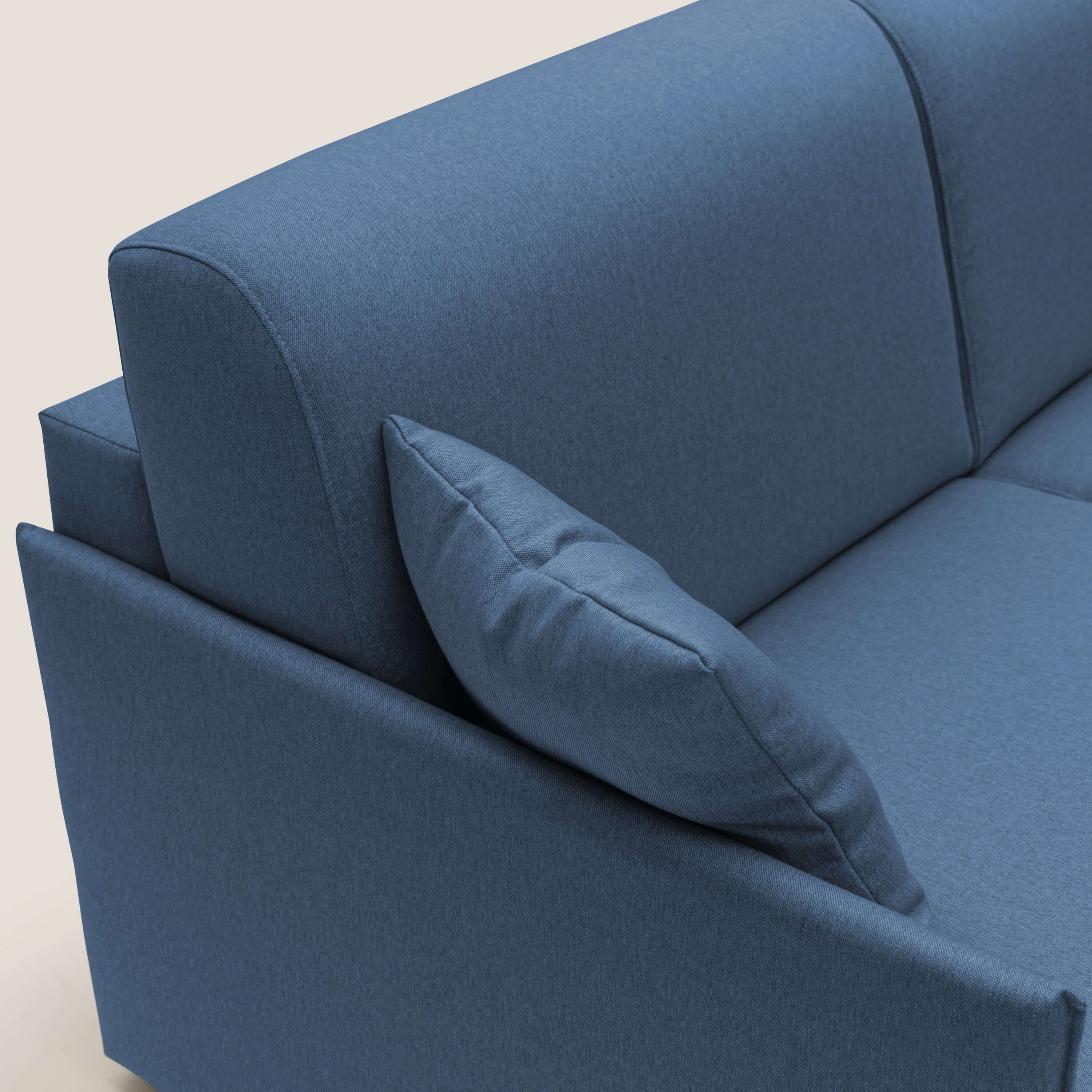 Evans Canapé convertible en tissu imperméable T13 bleu - Image 7