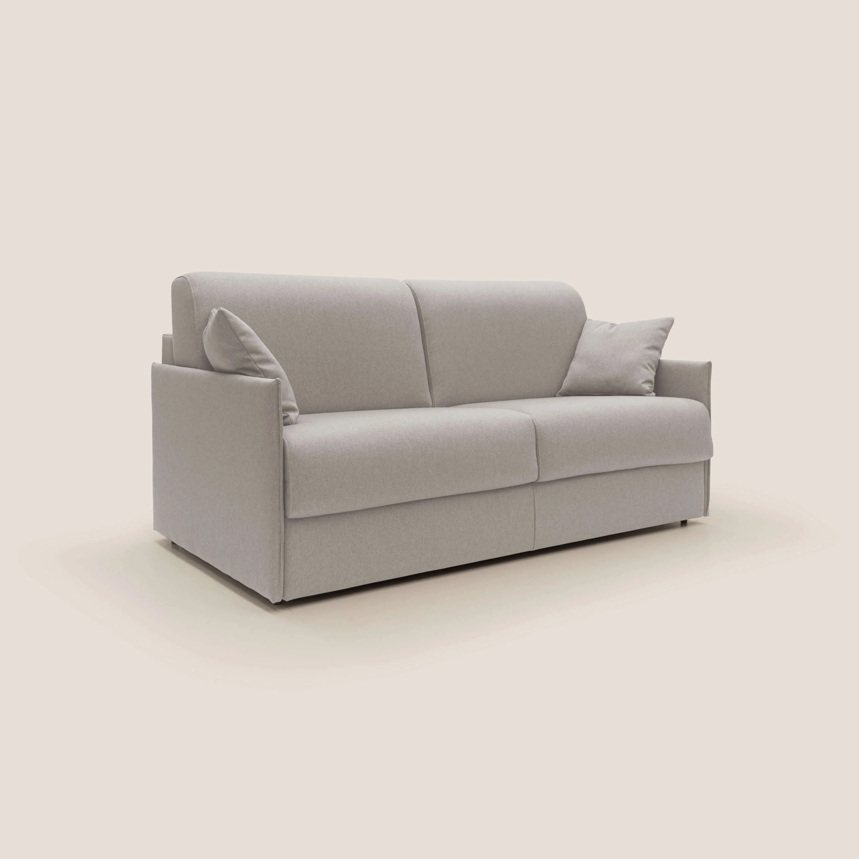 Evans Canapé convertible en tissu imperméable T13 crème - Image 4