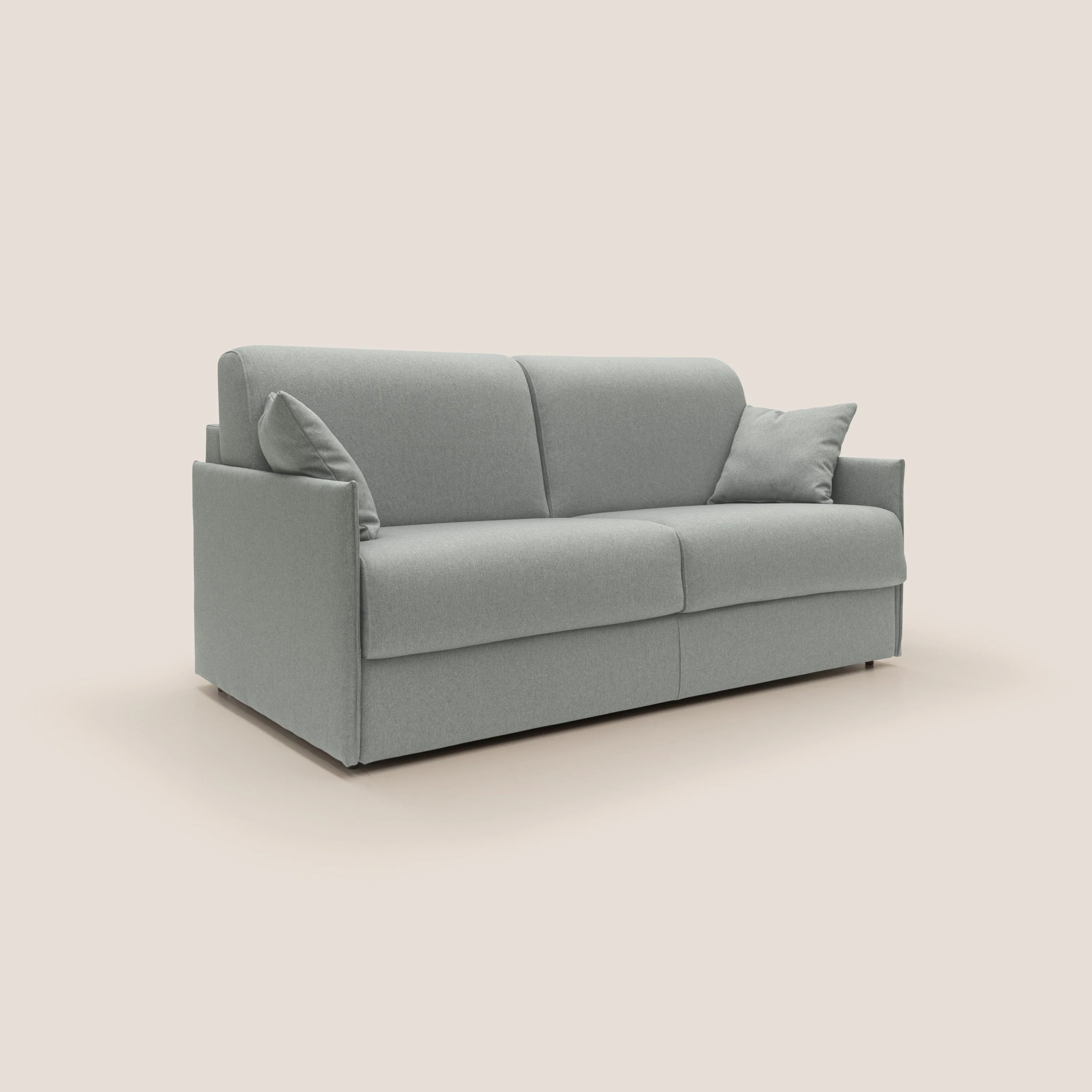 Evans Canapé convertible en tissu imperméable T13 gris - Image 4