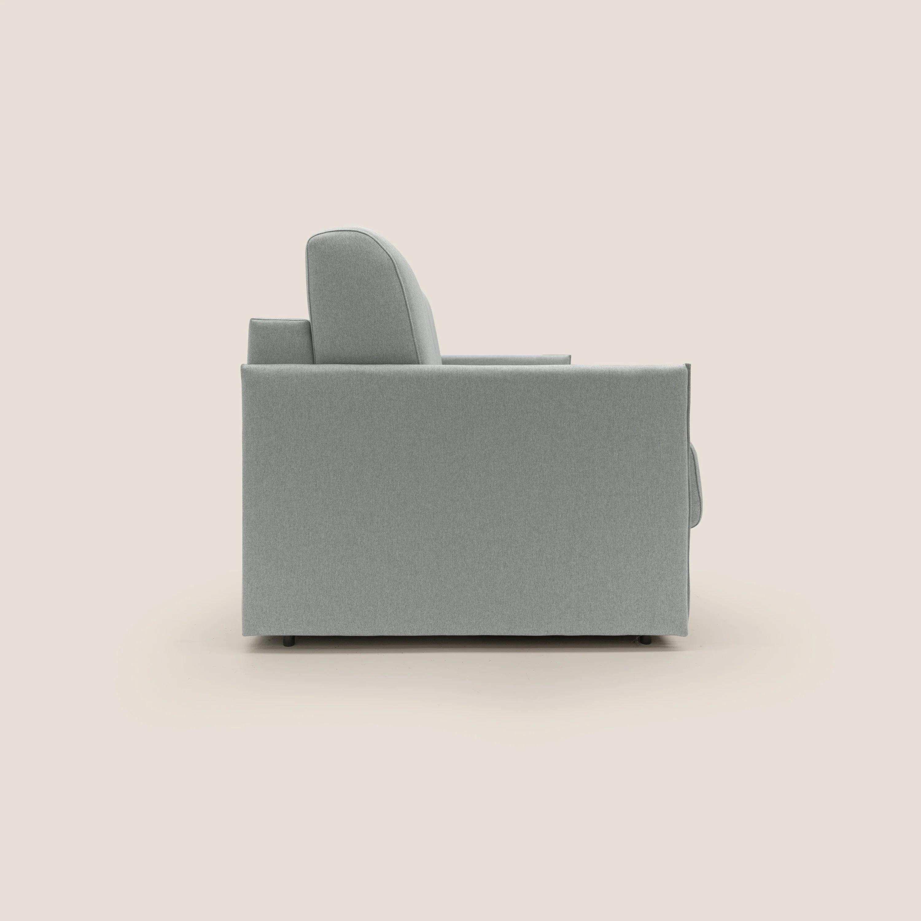 Evans Canapé convertible en tissu imperméable T13 gris - Image 5
