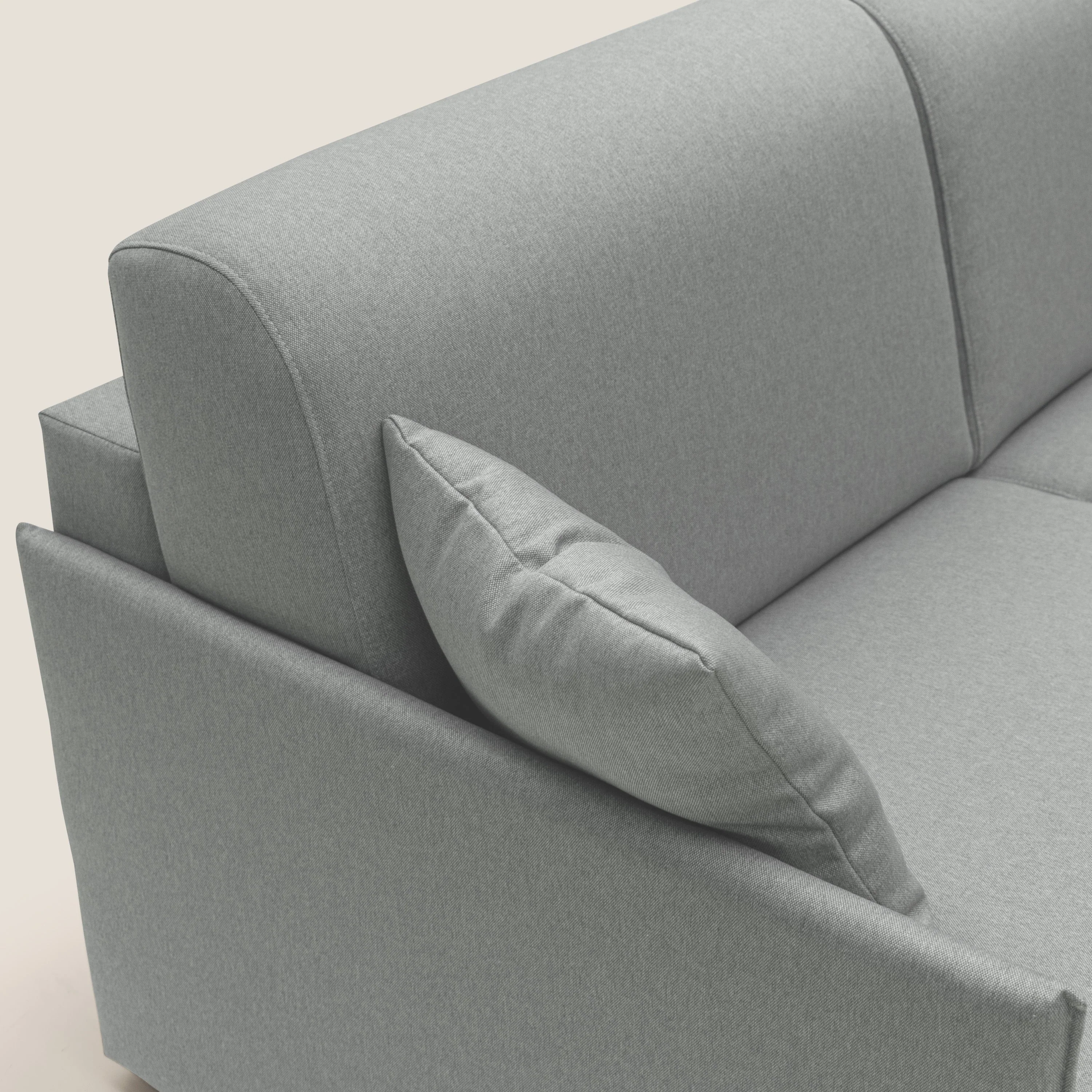 Evans Canapé convertible en tissu imperméable T13 gris - Image 7
