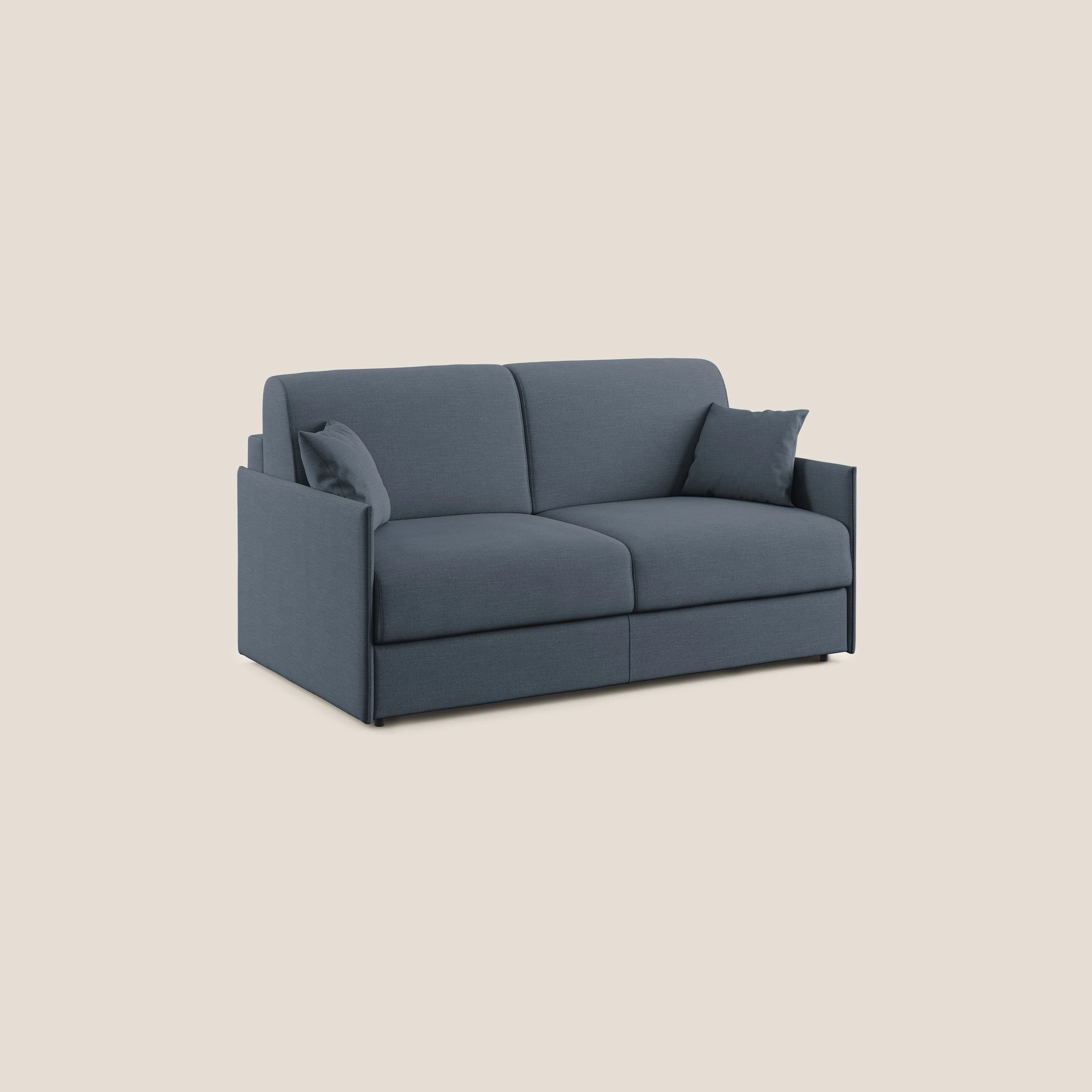 Evans canapé lit convertible en tissu recyclé bleu - Image 3