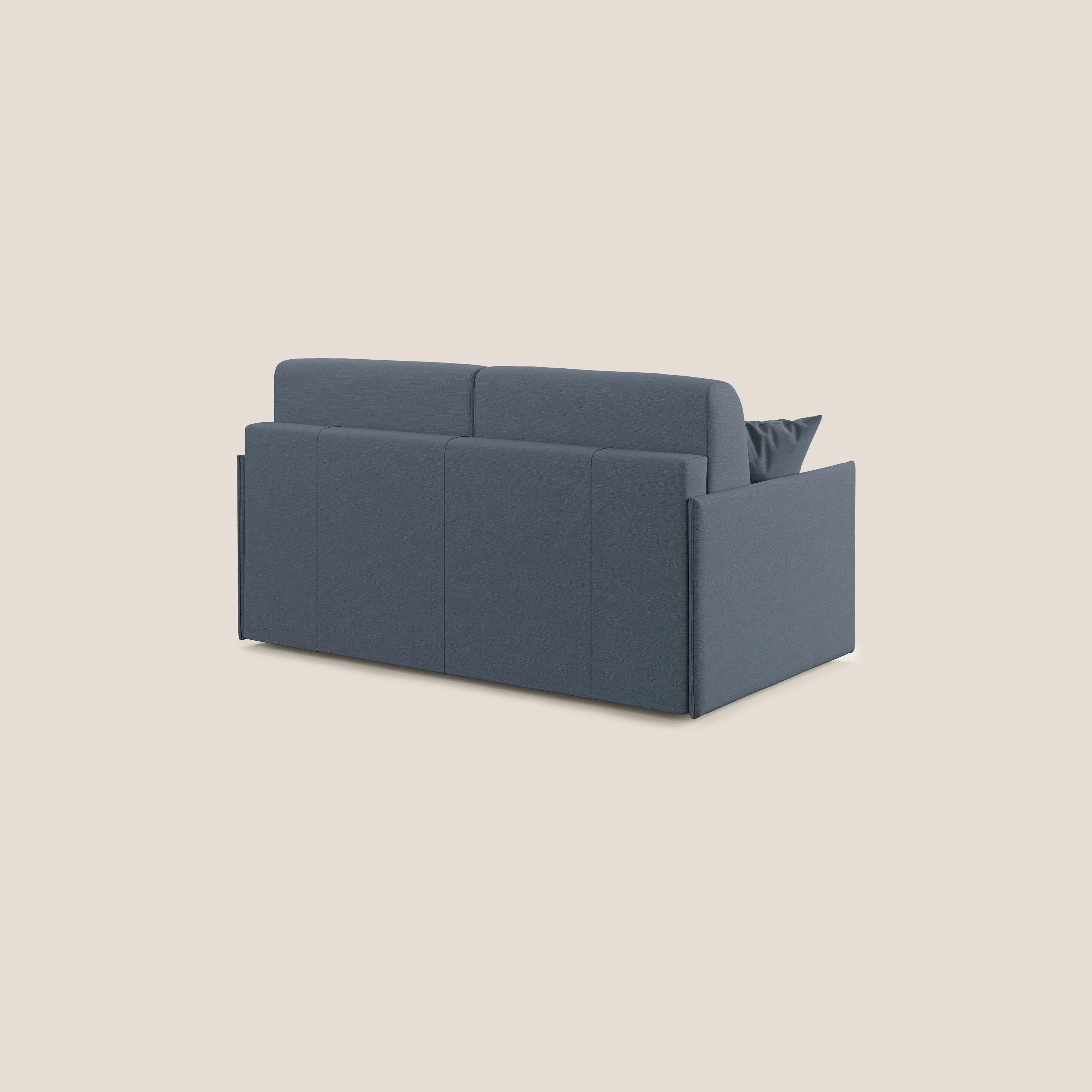 Evans canapé lit convertible en tissu recyclé bleu - Image 5
