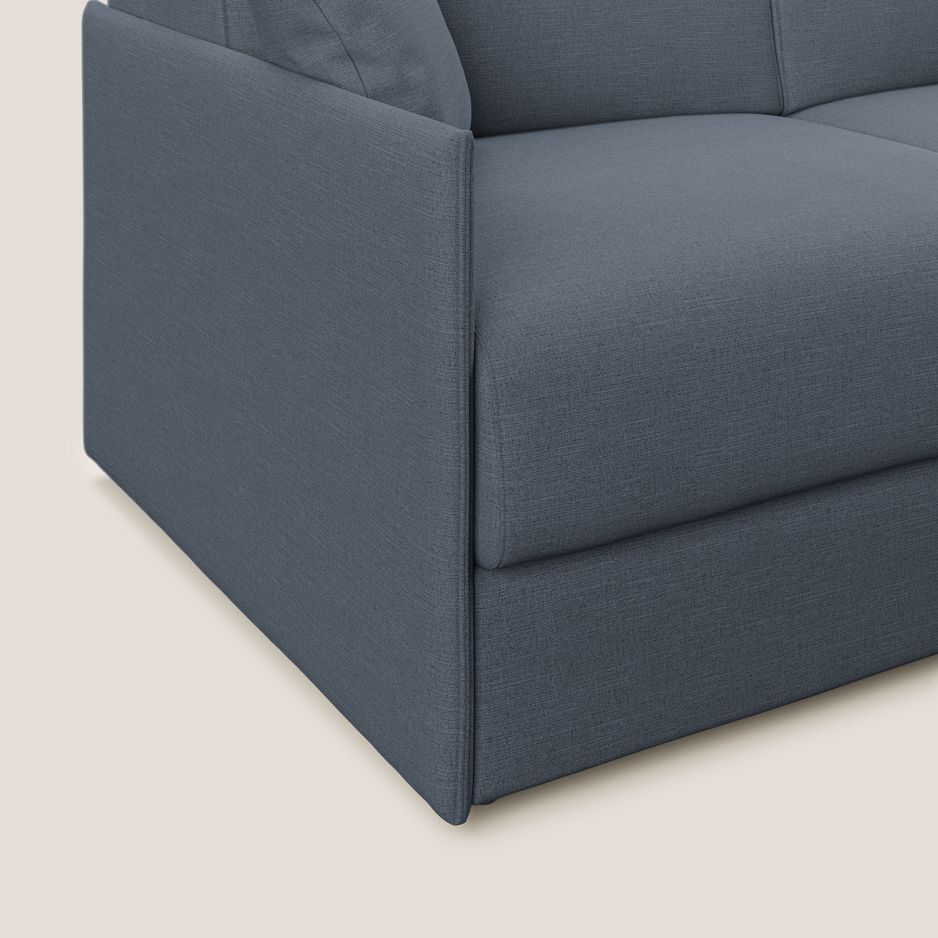 Evans canapé lit convertible en tissu recyclé bleu - Image 6