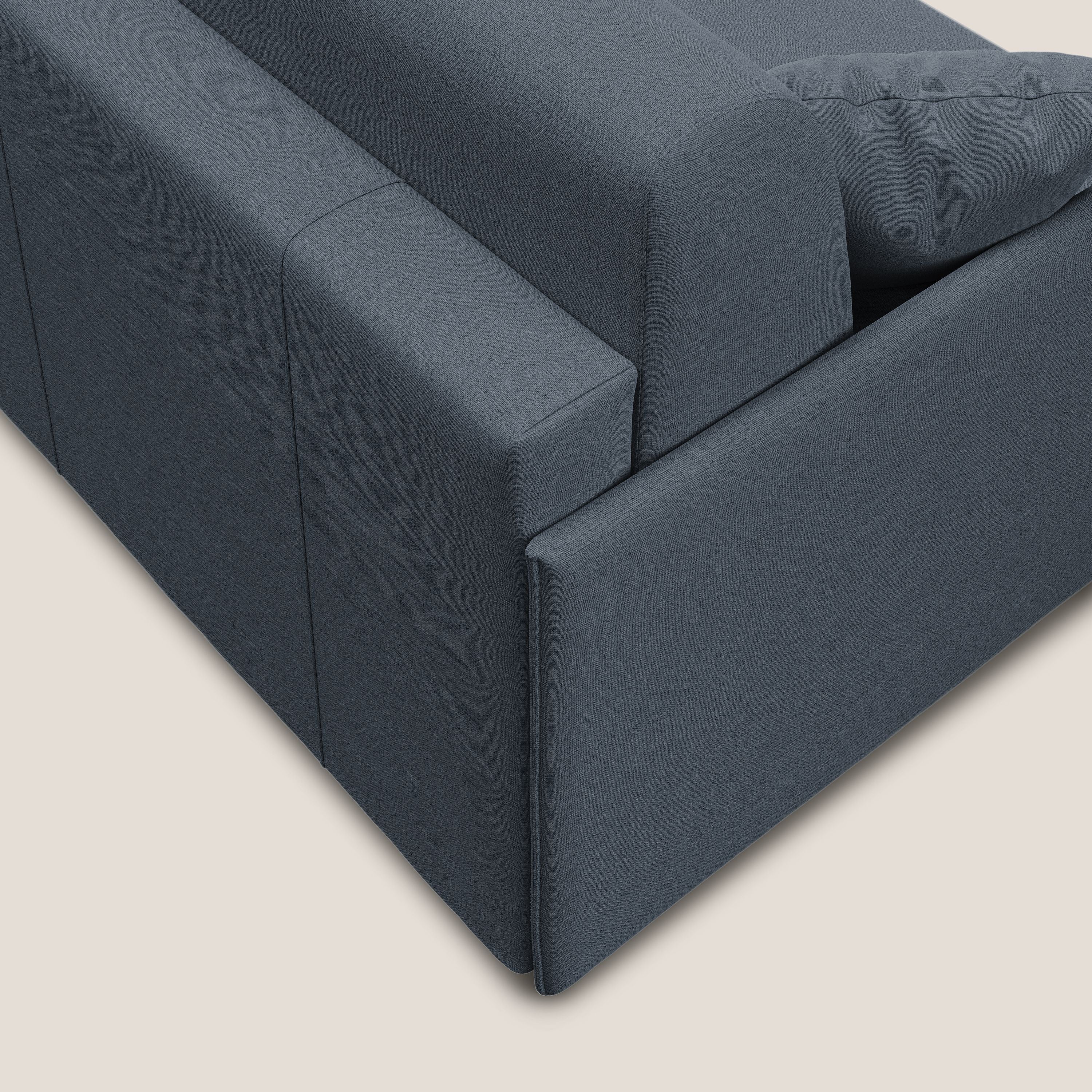 Evans canapé lit convertible en tissu recyclé bleu - Image 7
