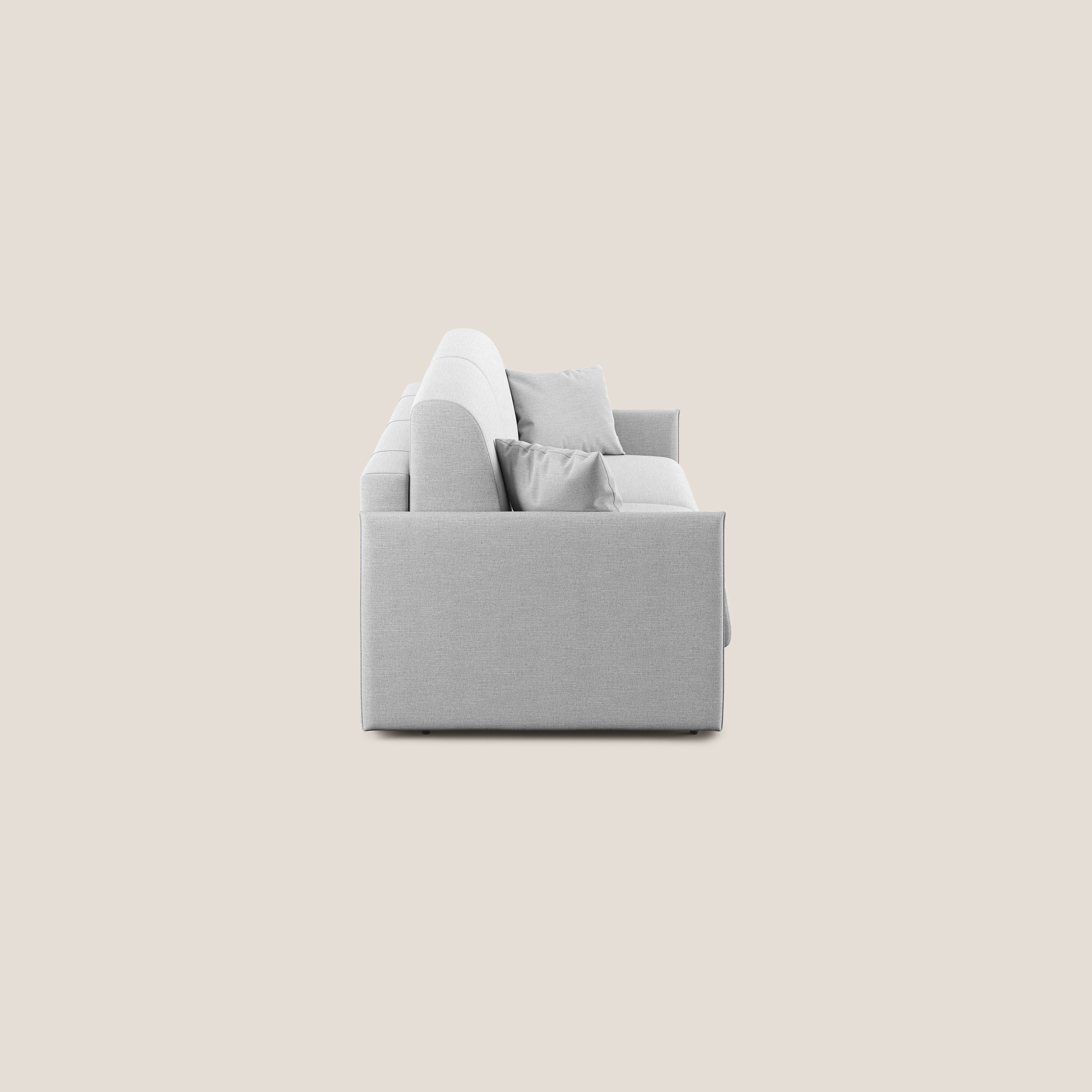 Evans canapé lit convertible en tissu recyclé gris - Image 4