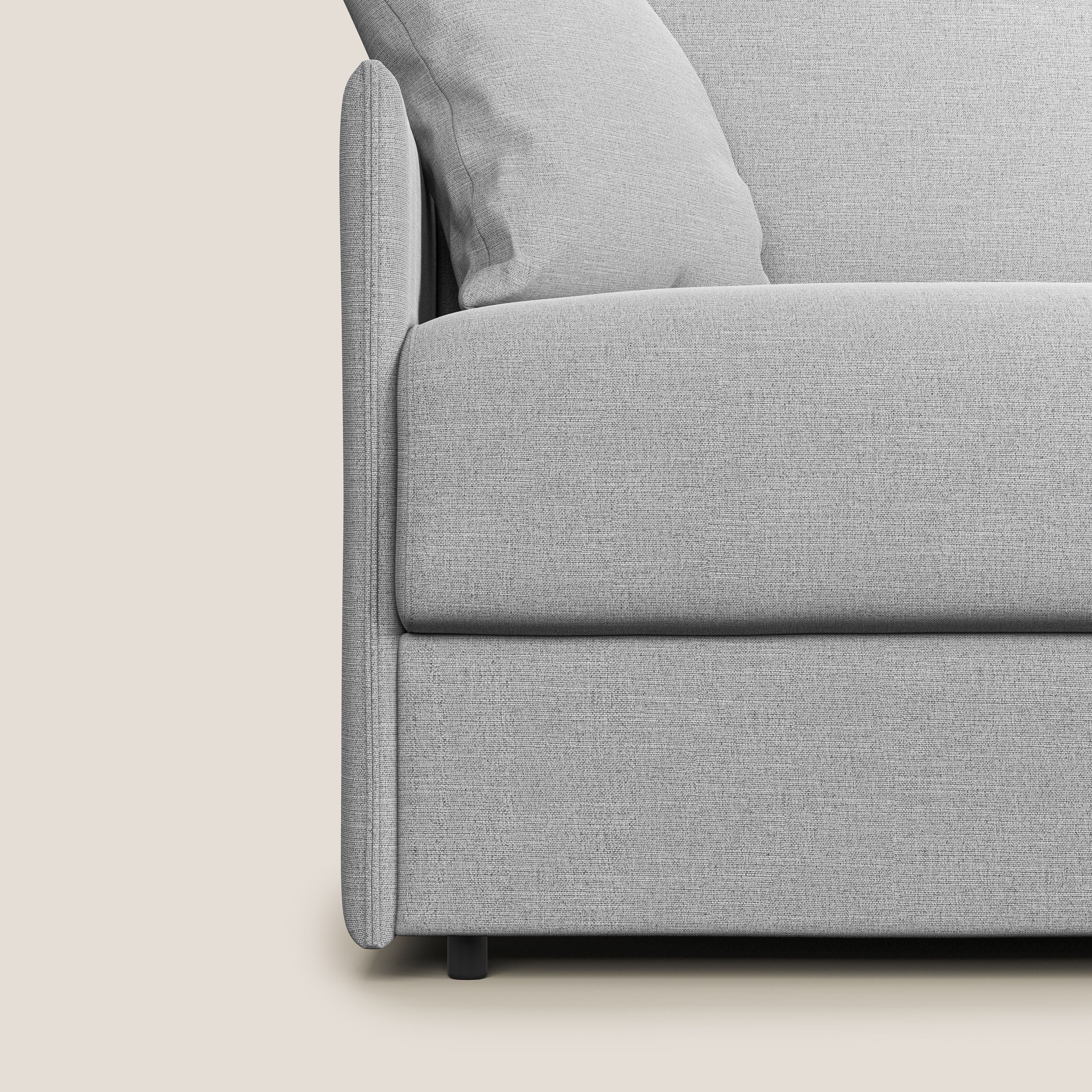 Evans canapé lit convertible en tissu recyclé gris - Image 8
