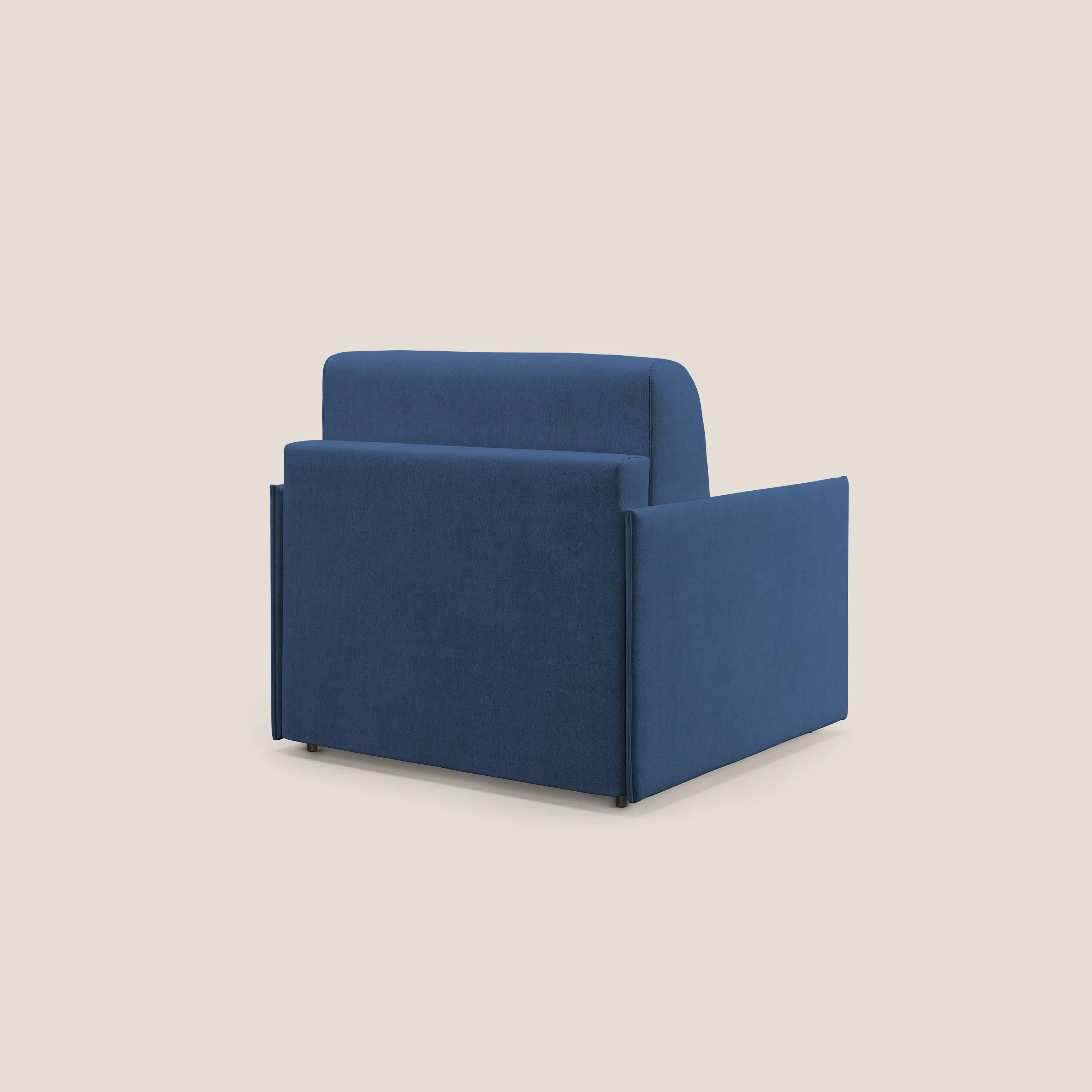 Evans fauteuil convertible en tissu imperméable T02 bleu - Image 4