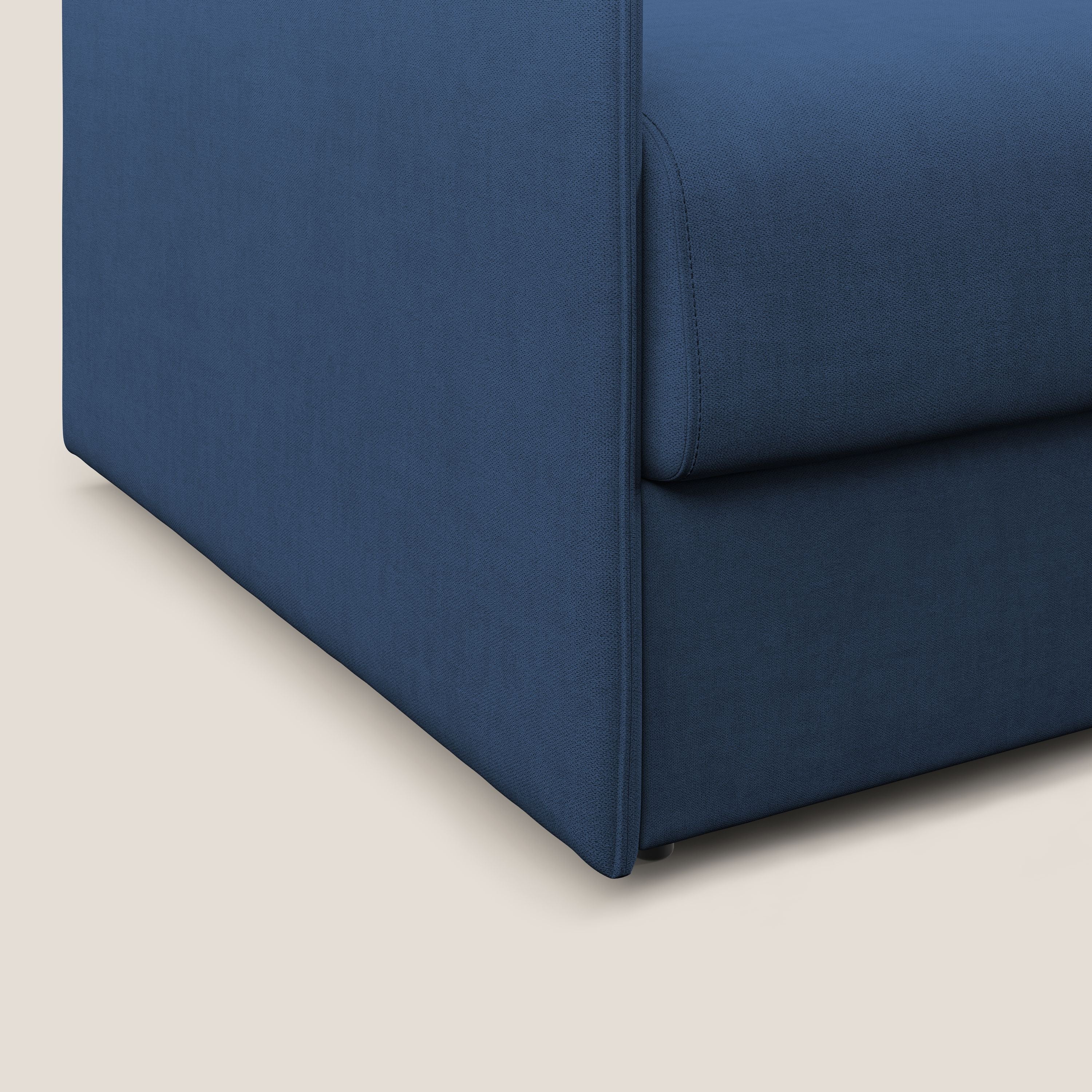 Evans fauteuil convertible en tissu imperméable T02 bleu - Image 5