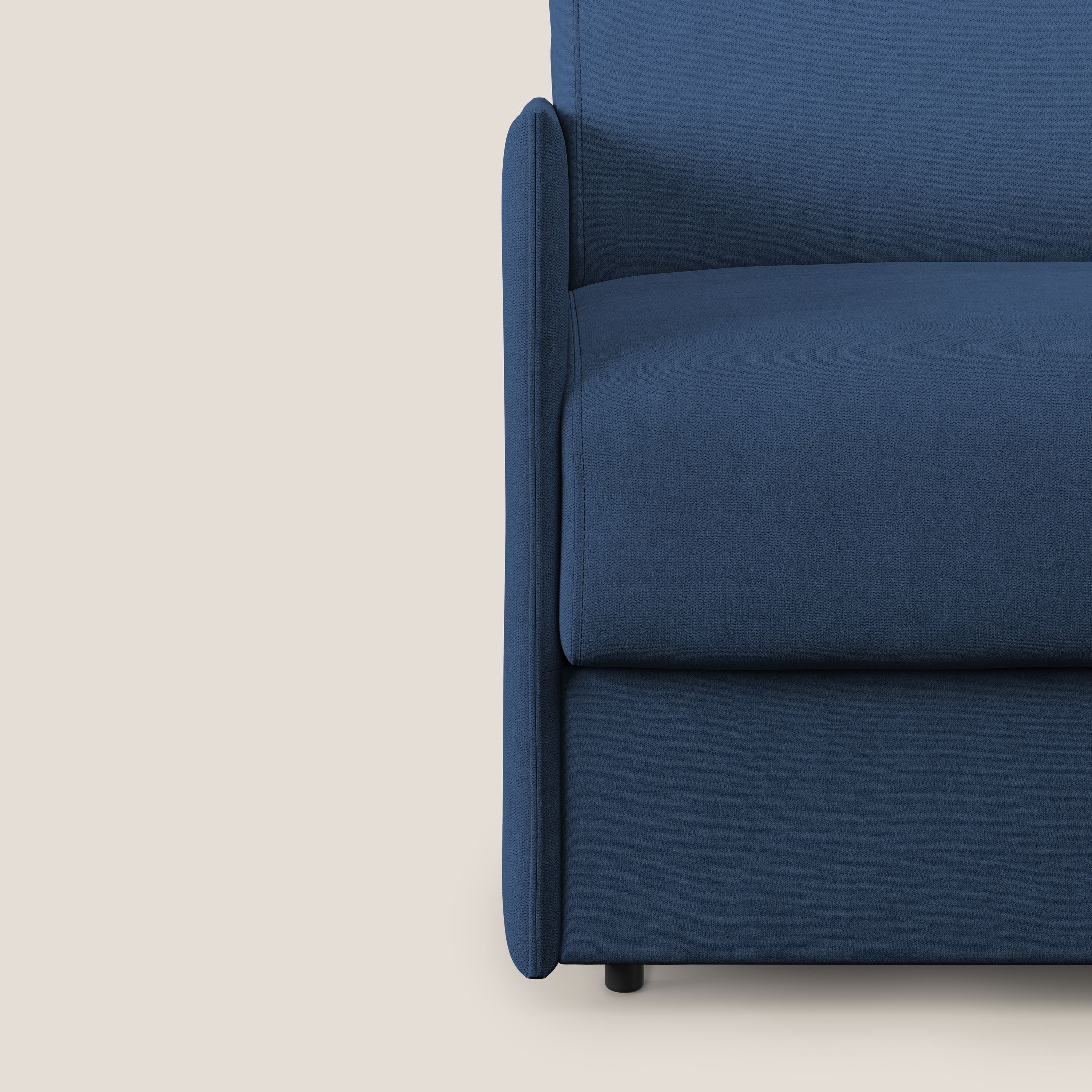 Evans fauteuil convertible en tissu imperméable T02 bleu - Image 7
