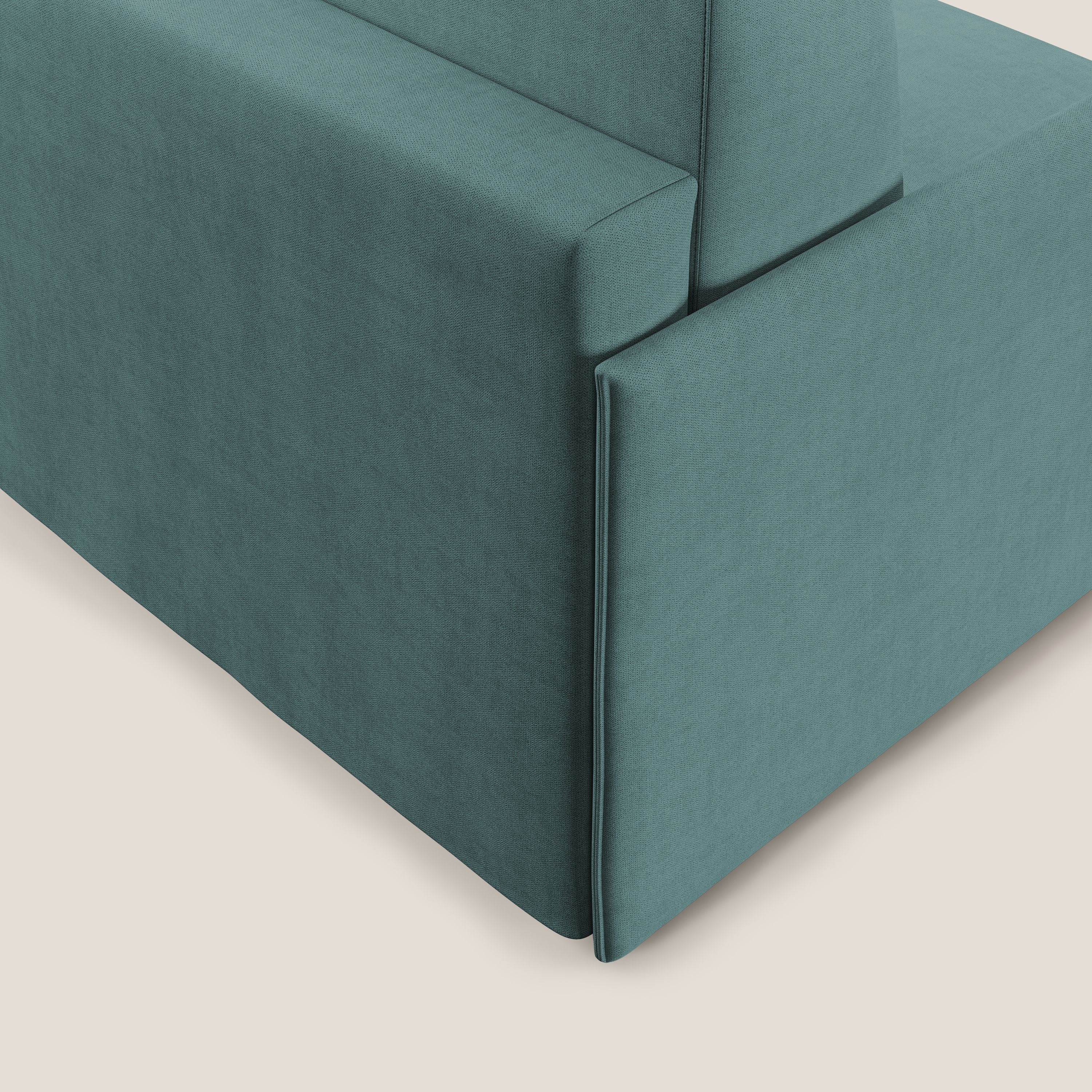 Evans fauteuil convertible en tissu imperméable T02 bleu canard - Image 5