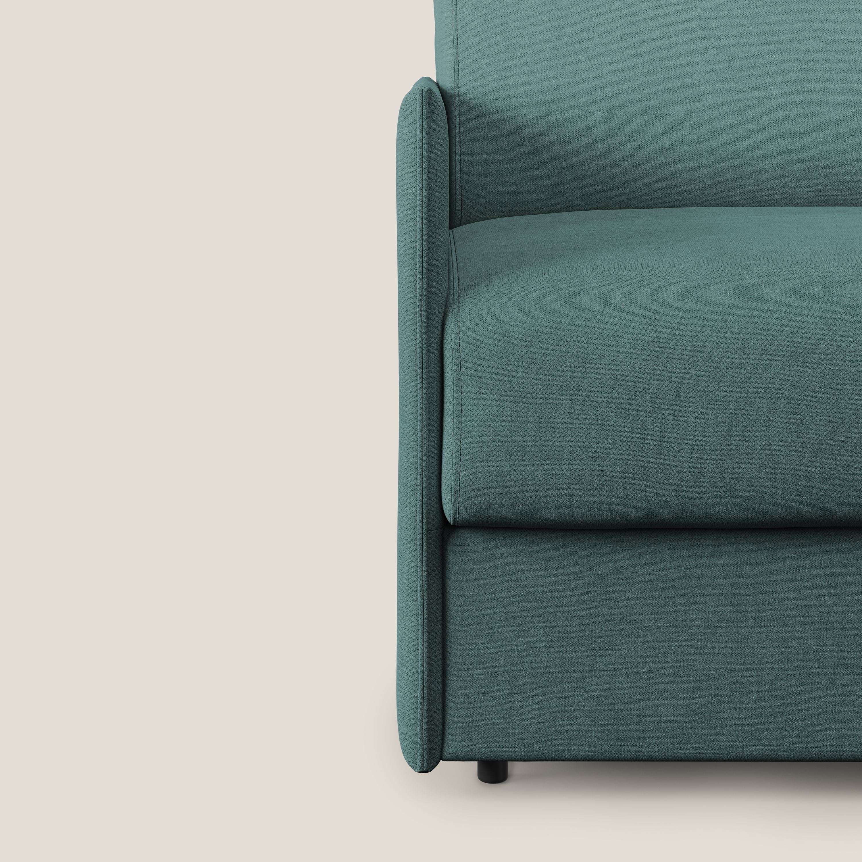 Evans fauteuil convertible en tissu imperméable T02 bleu canard - Image 6