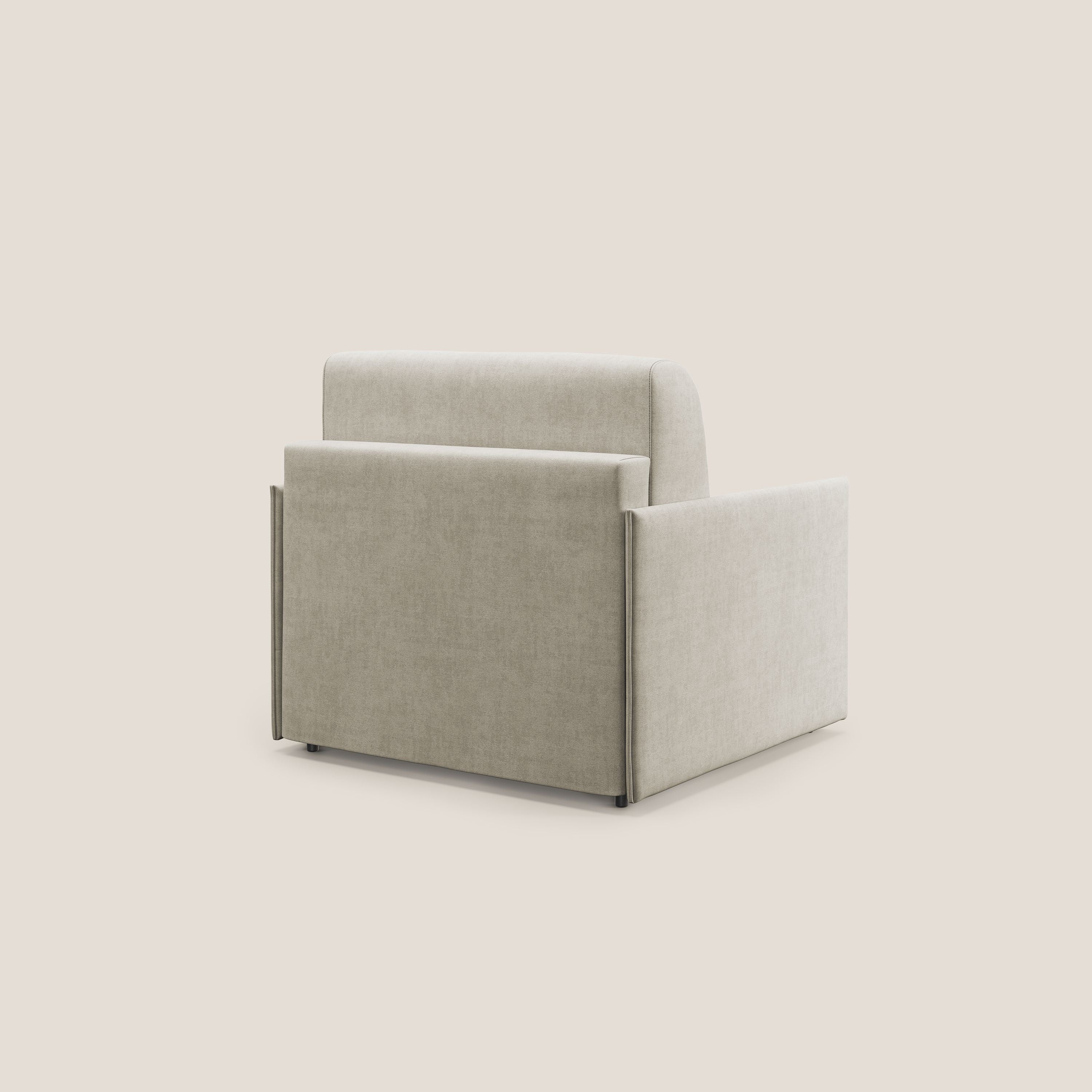 Evans fauteuil convertible en tissu imperméable T02 crème - Image 4