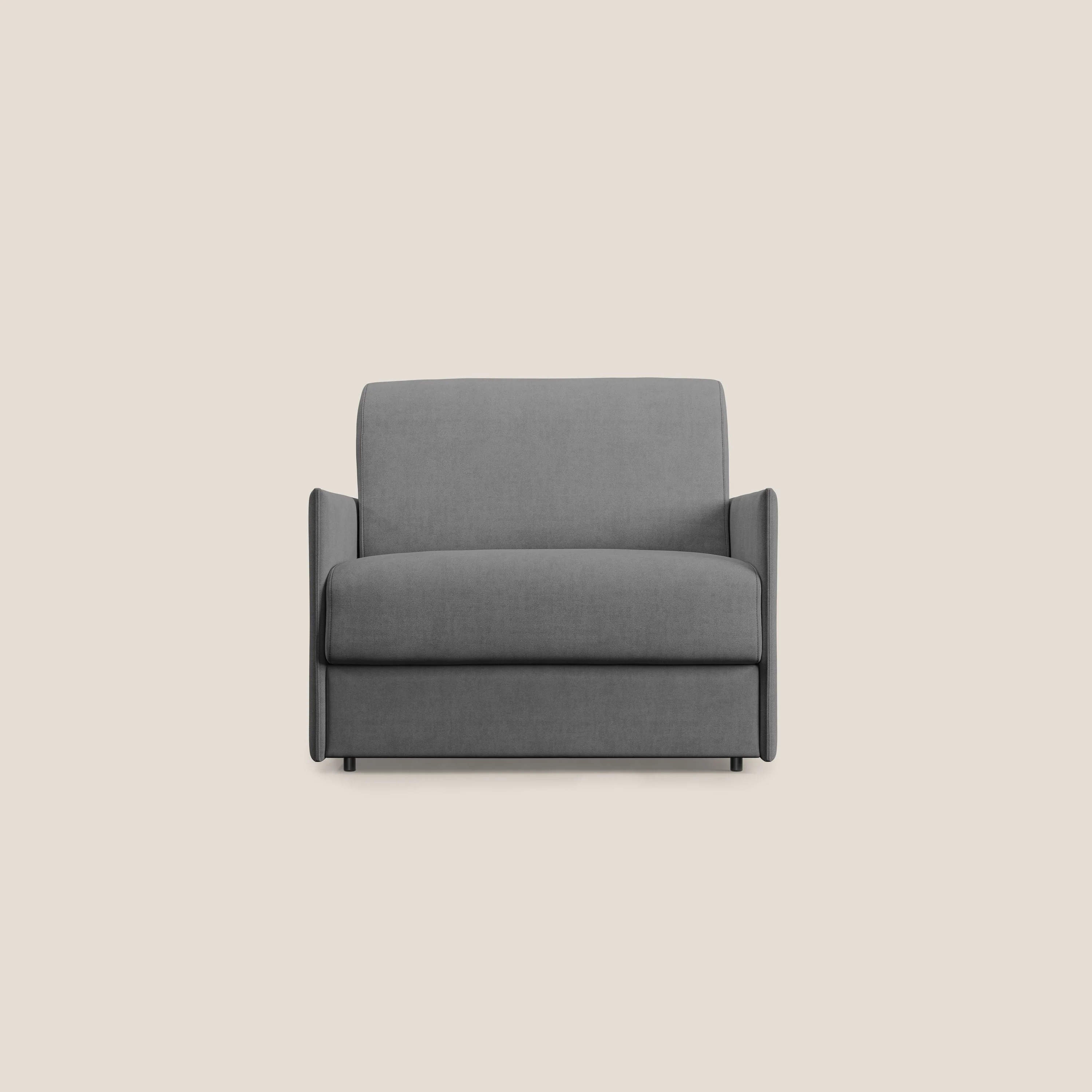 Evans fauteuil convertible en tissu imperméable T02 gris