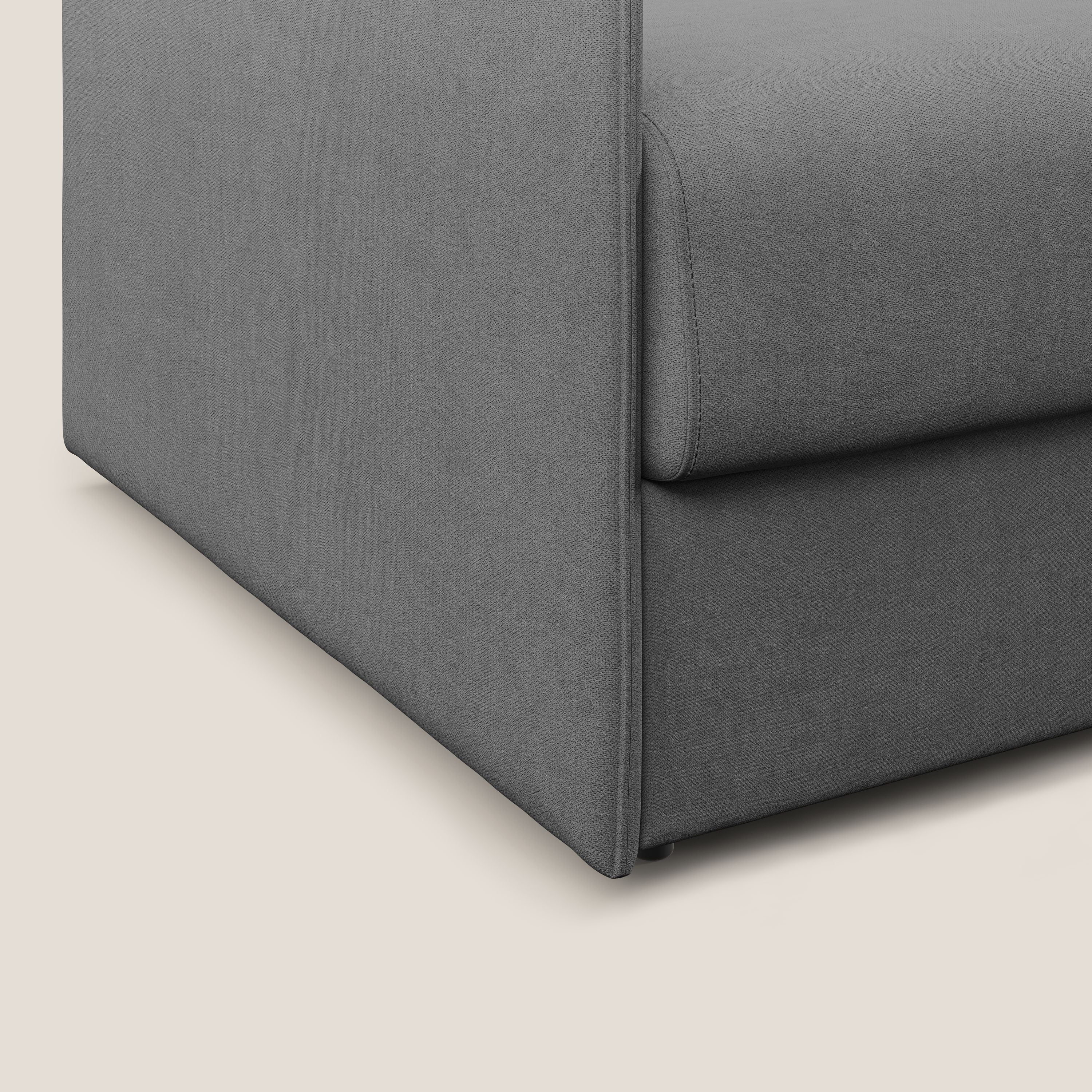 Evans fauteuil convertible en tissu imperméable T02 gris - Image 5