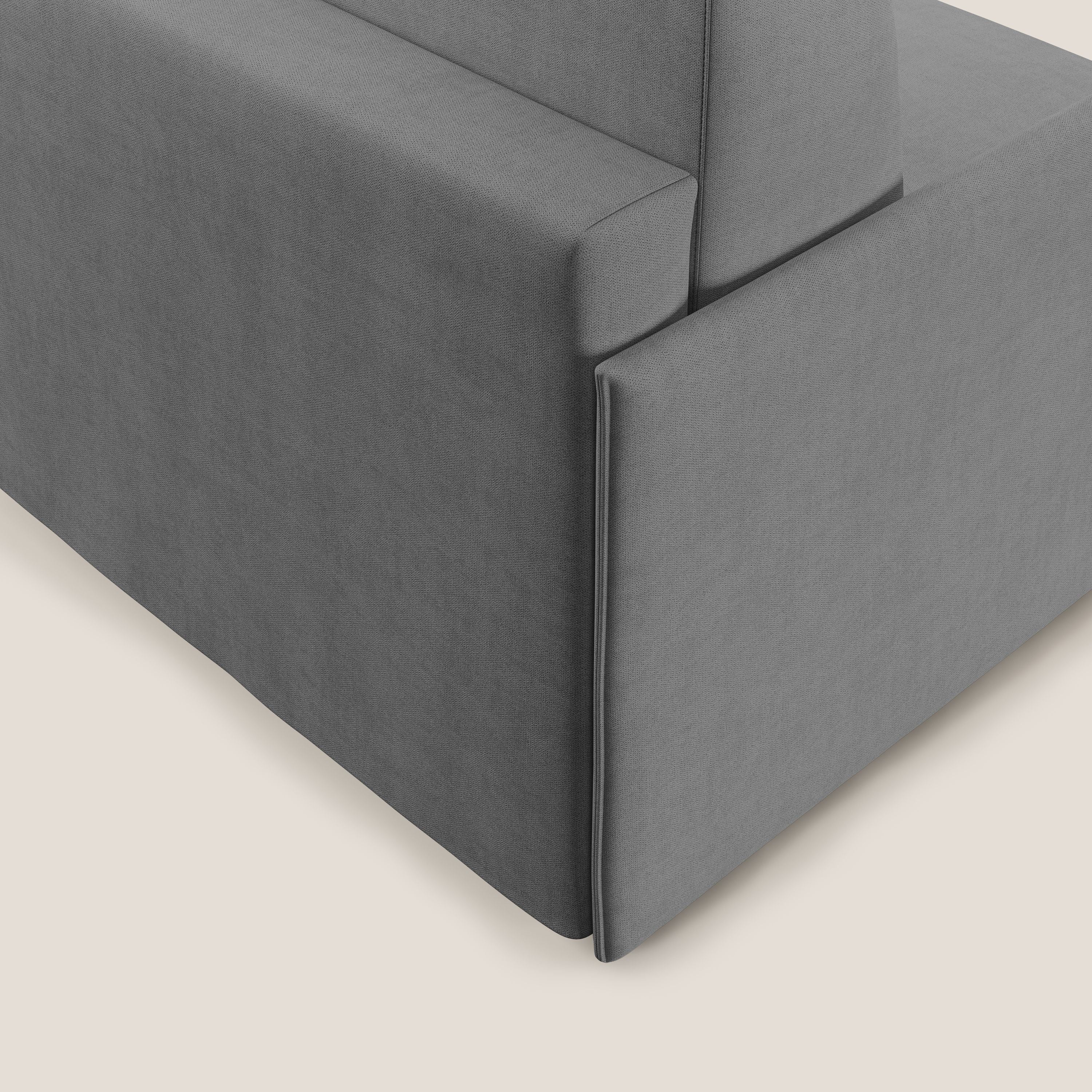 Evans fauteuil convertible en tissu imperméable T02 gris - Image 6
