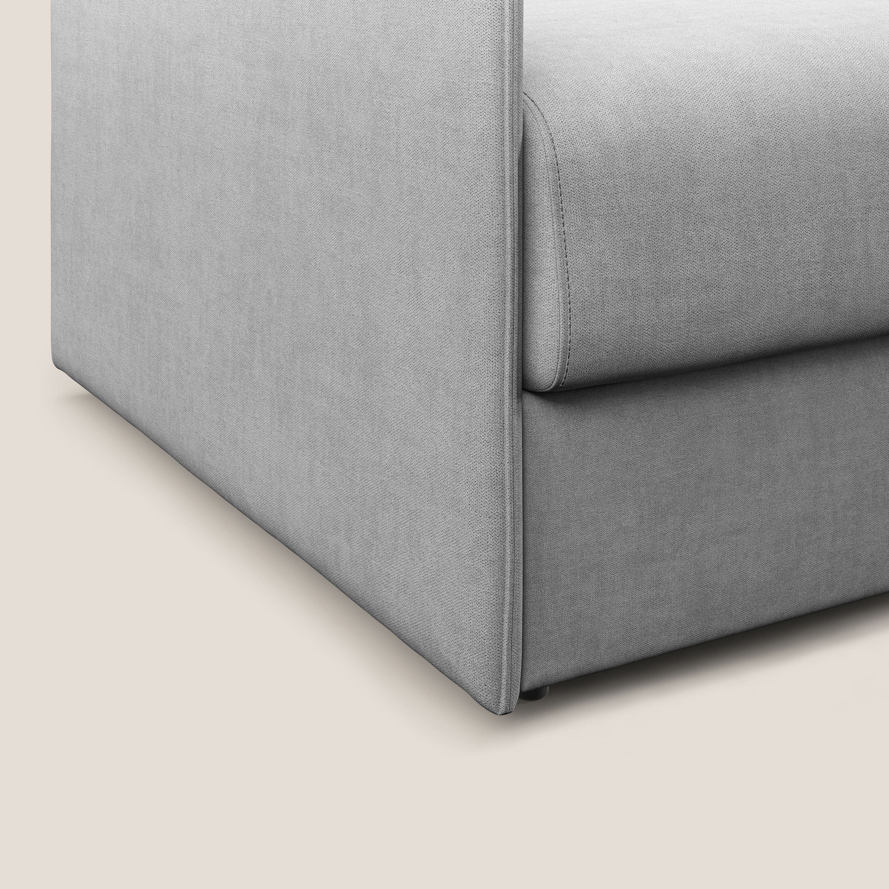 Evans fauteuil convertible en tissu imperméable T02 gris clair - Image 5