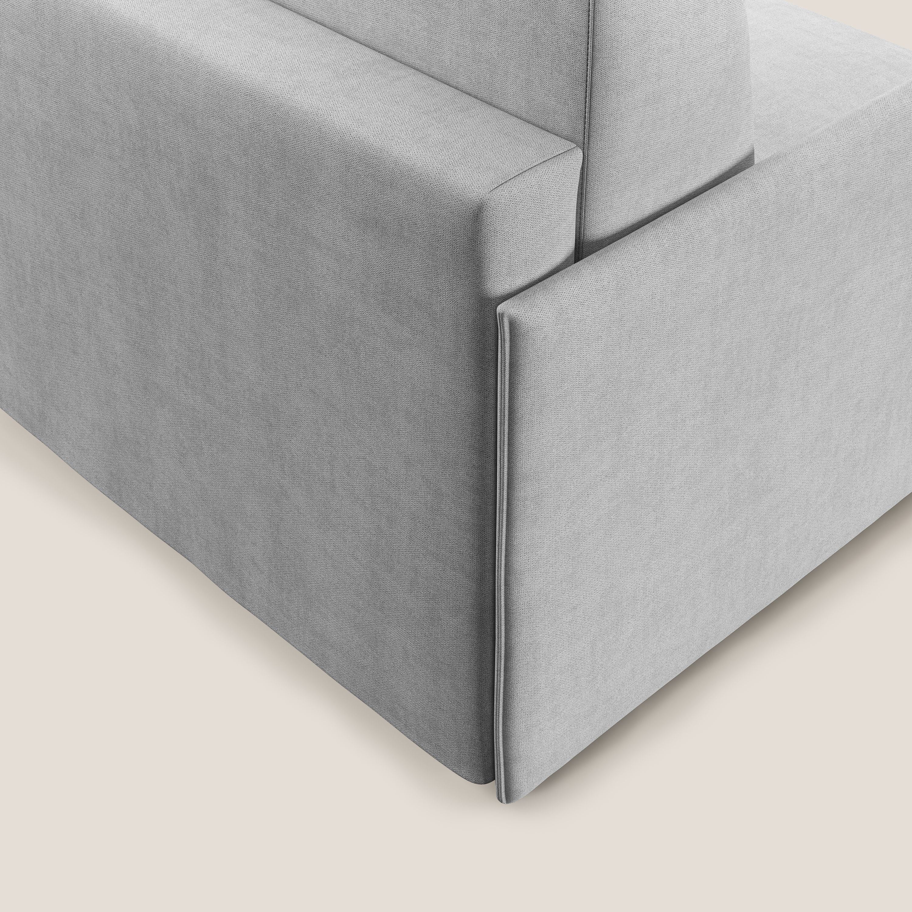 Evans fauteuil convertible en tissu imperméable T02 gris clair - Image 6