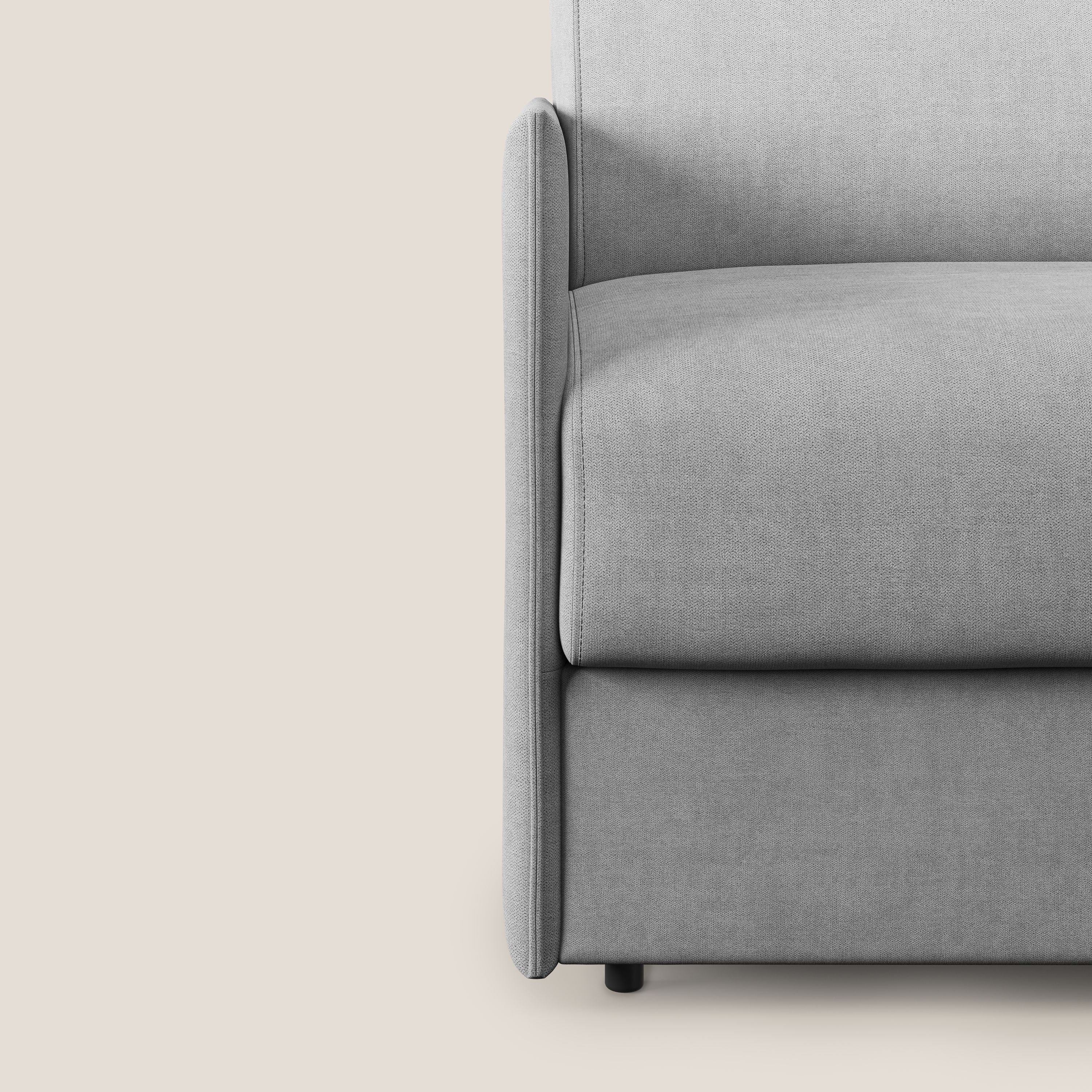 Evans fauteuil convertible en tissu imperméable T02 gris clair - Image 7