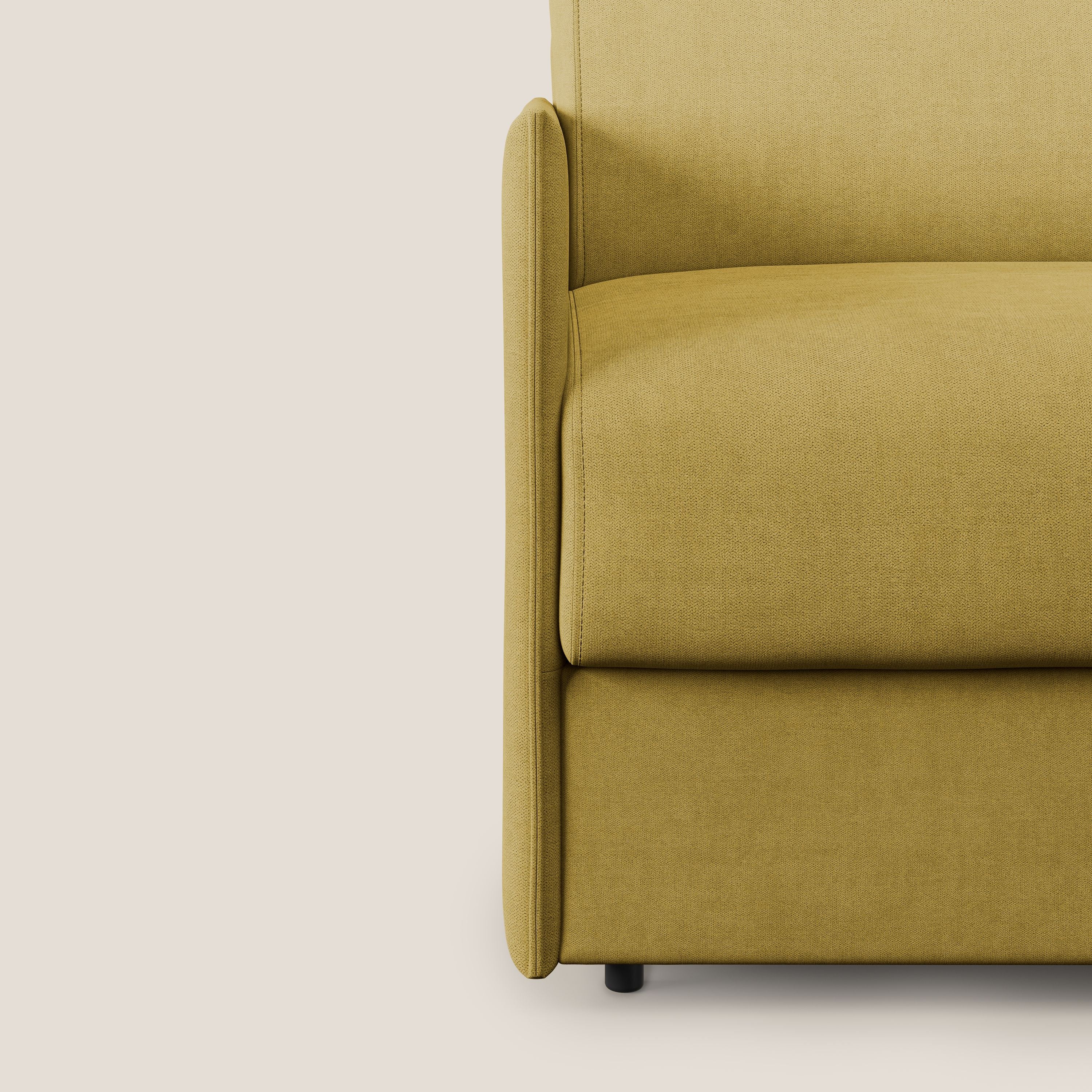 Evans fauteuil convertible en tissu imperméable T02 jaune - Image 7