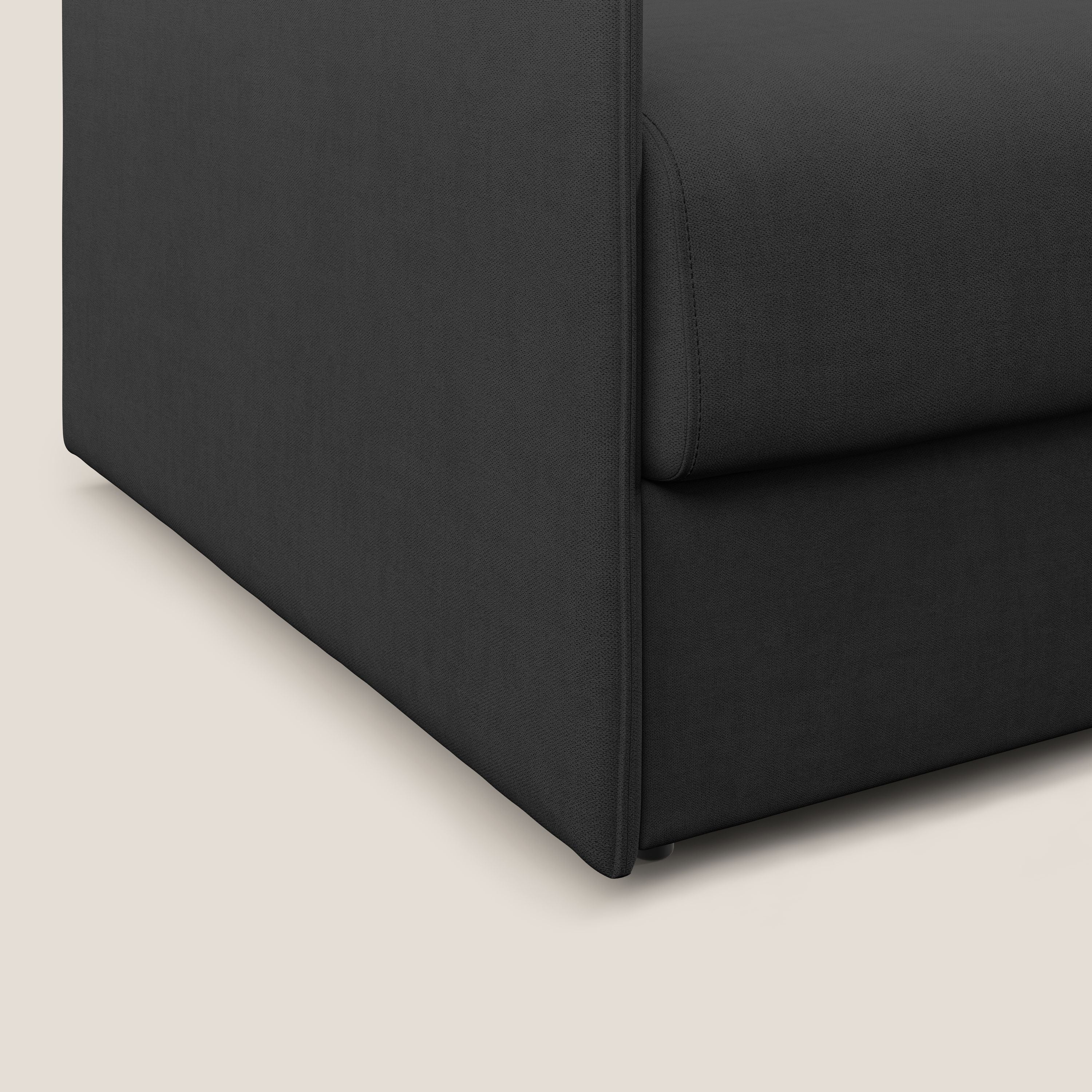 Evans fauteuil convertible en tissu imperméable T02 noir - Image 5