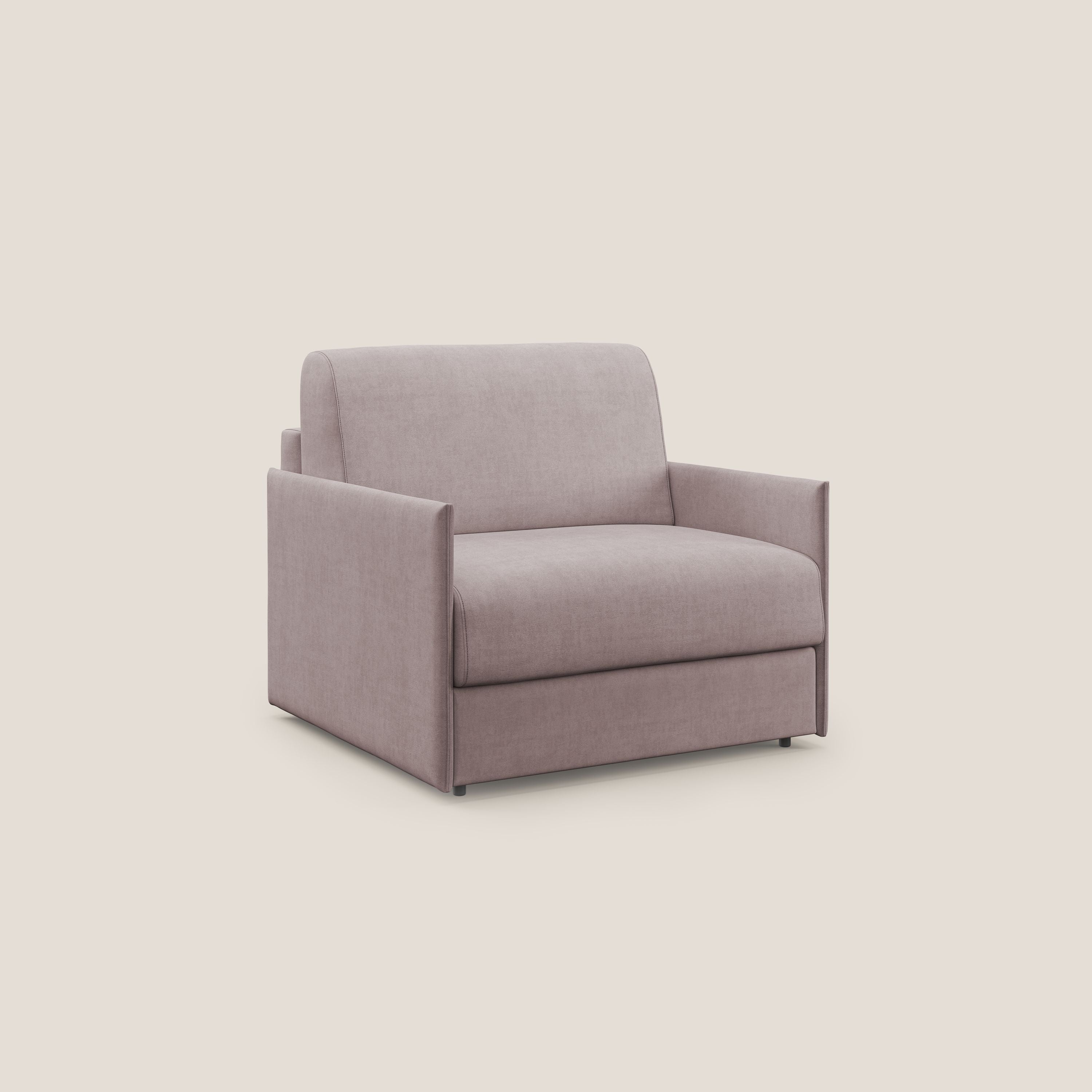 Evans fauteuil convertible en tissu imperméable T02 rose - Image 3