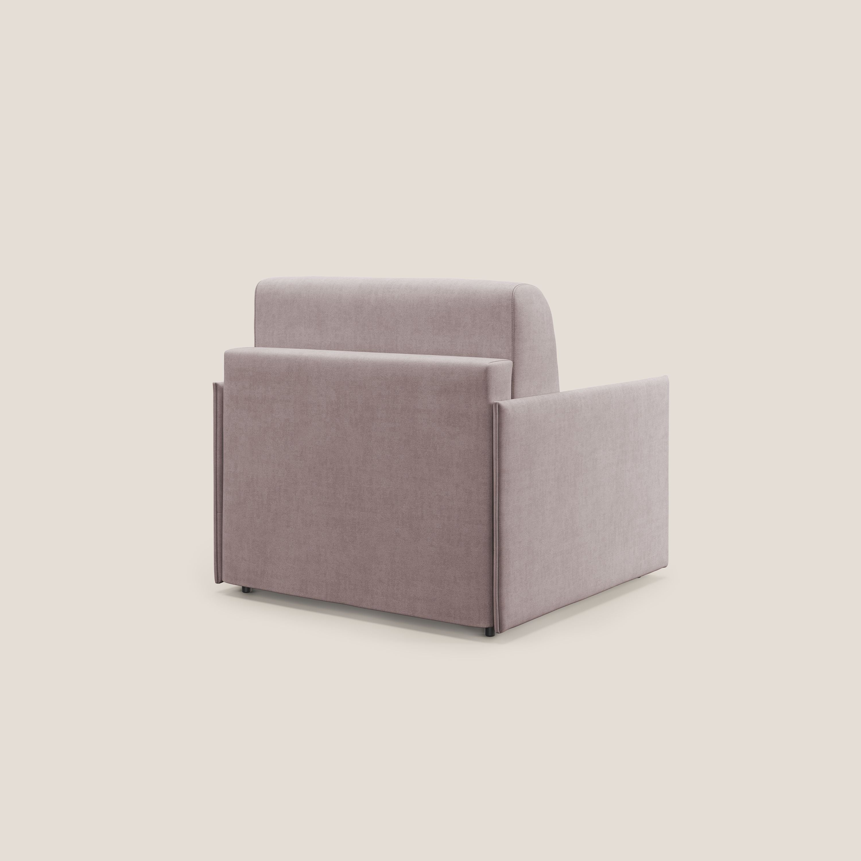 Evans fauteuil convertible en tissu imperméable T02 rose - Image 4