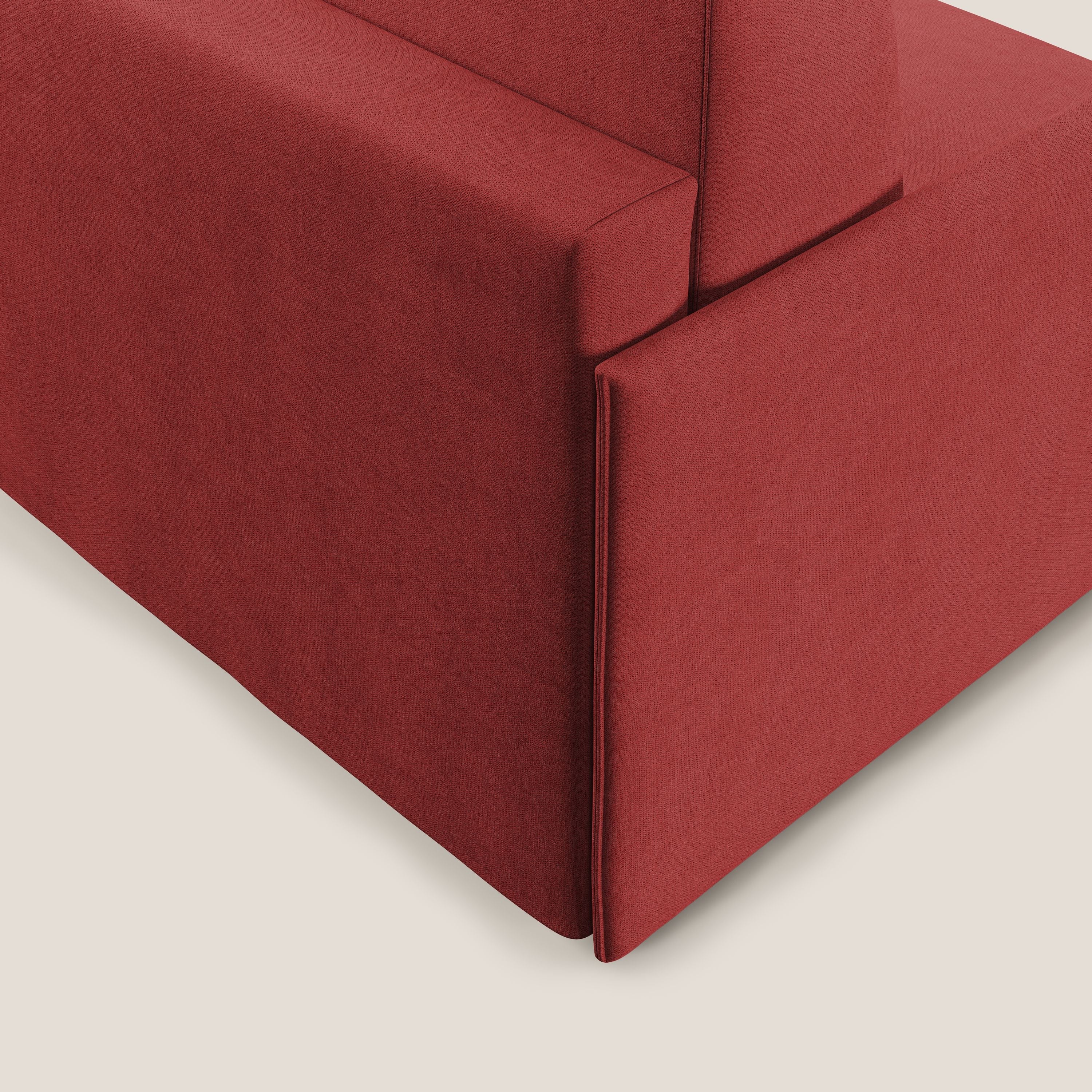 Evans fauteuil convertible en tissu imperméable T02 rouge - Image 6