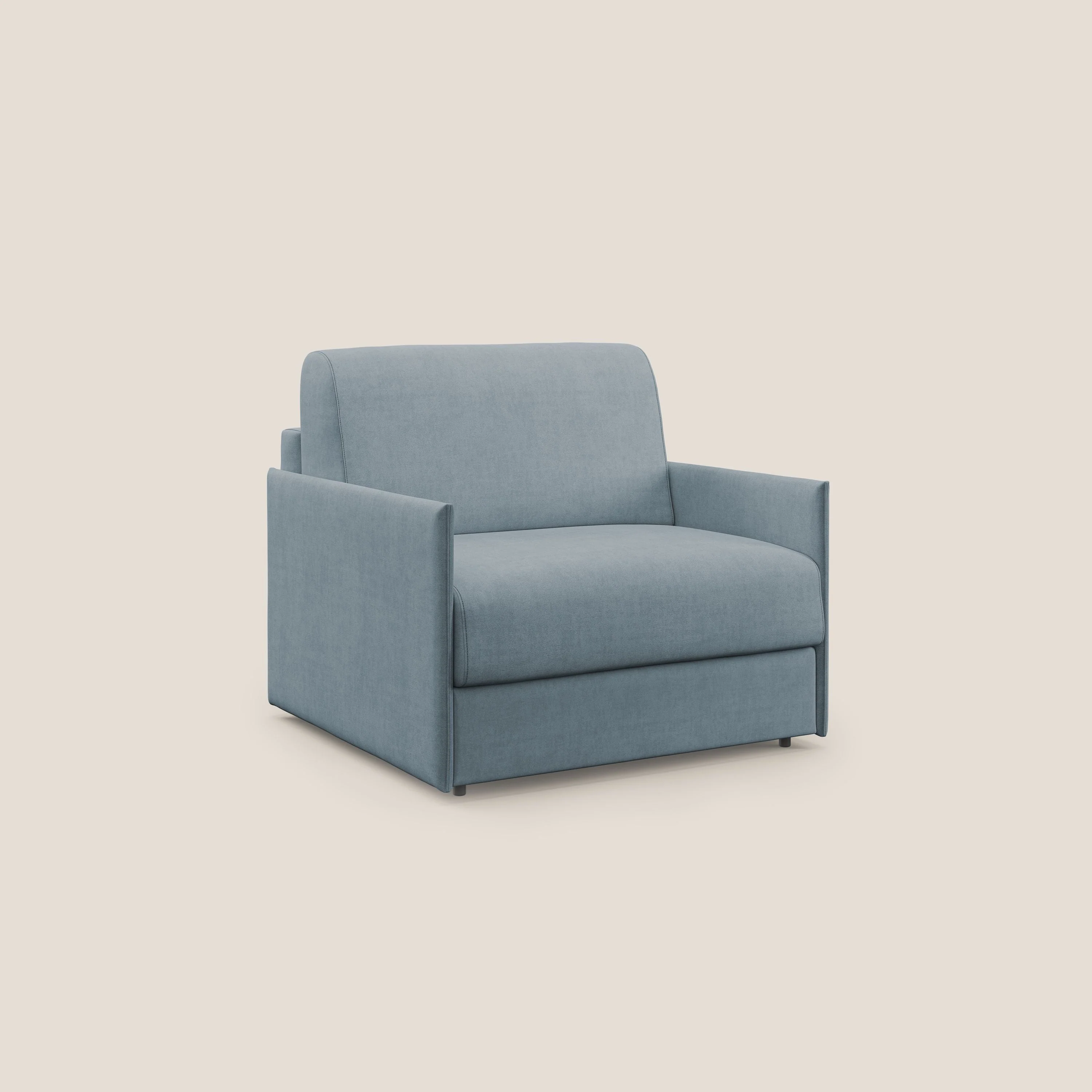 Evans fauteuil convertible en tissu imperméable T02 sucre glace - Image 3
