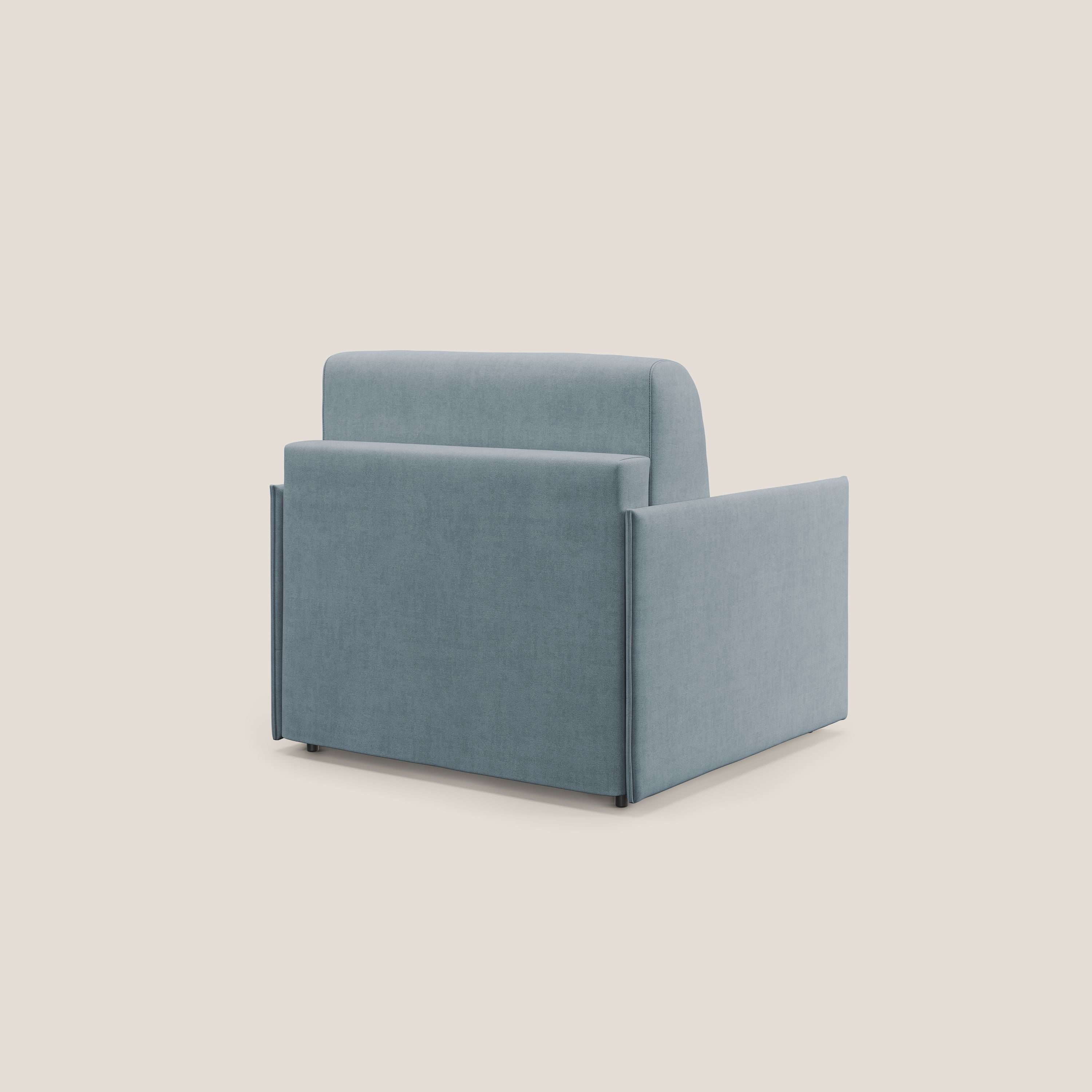 Evans fauteuil convertible en tissu imperméable T02 sucre glace - Image 4