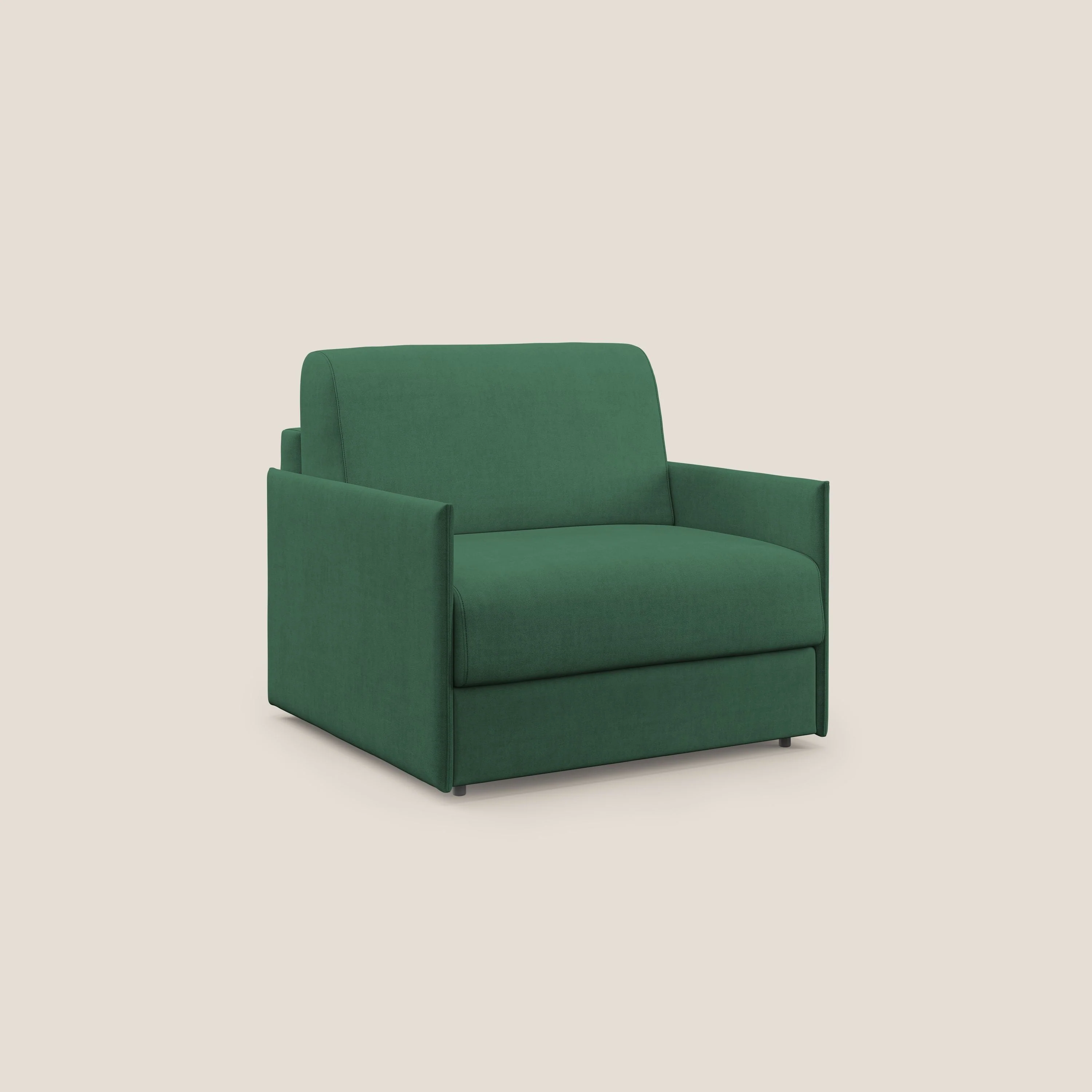 Evans fauteuil convertible en tissu imperméable T02 vert - Image 3