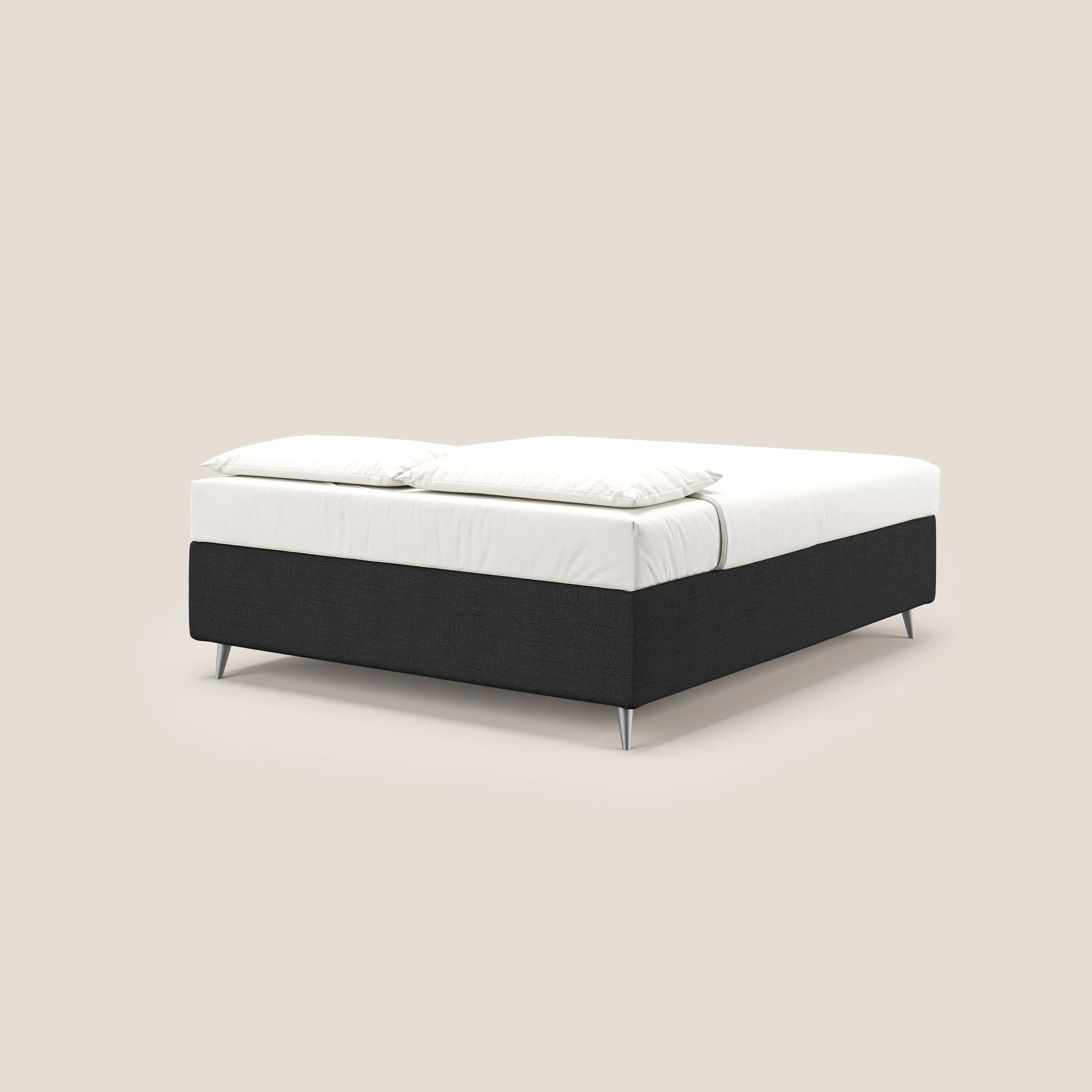 Febe sommier compact avec coffre de grande capacité en tissu imperméable T03 anthracite - Image 5