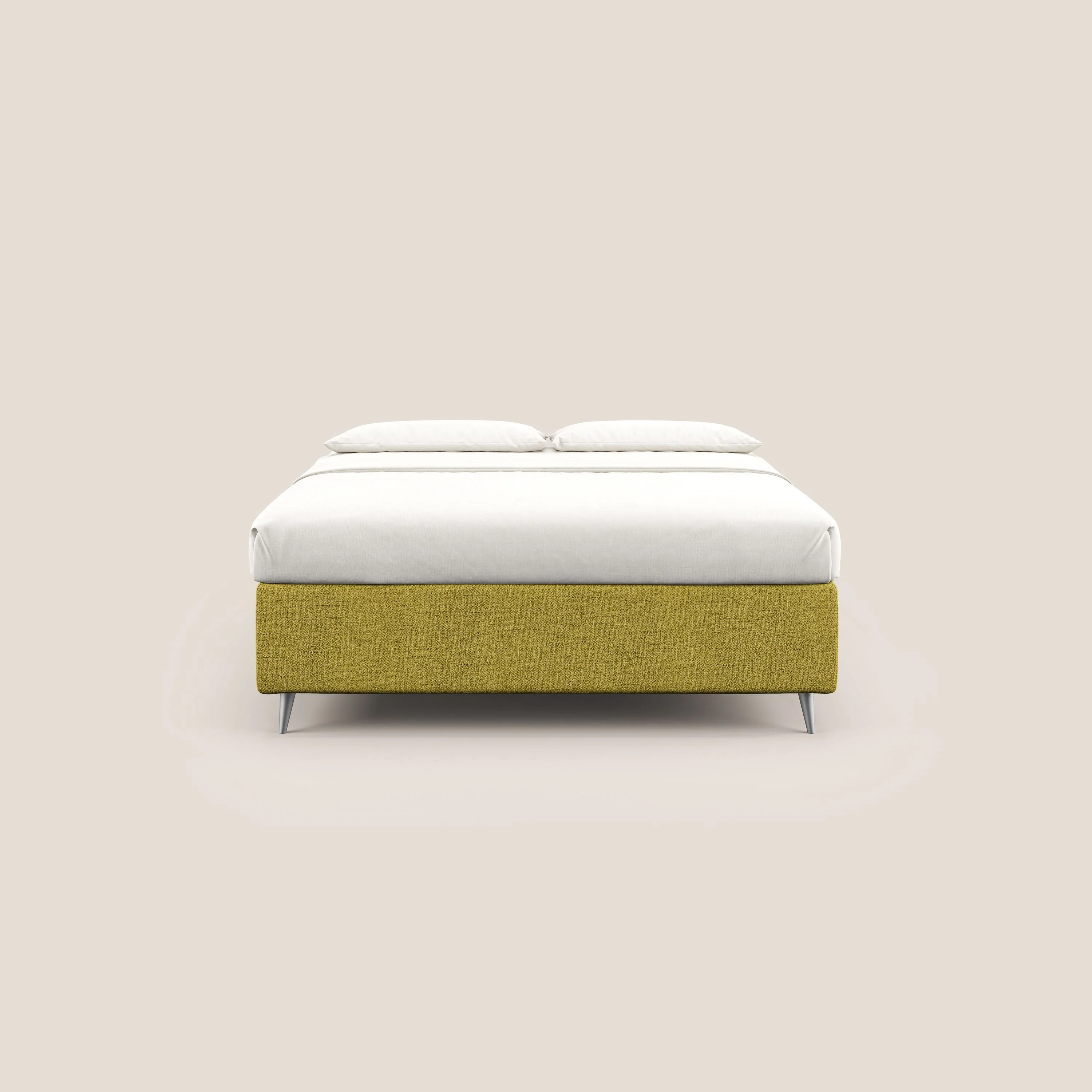 Febe sommier compact avec coffre de grande capacité en tissu imperméable T03 jaune - Image 3