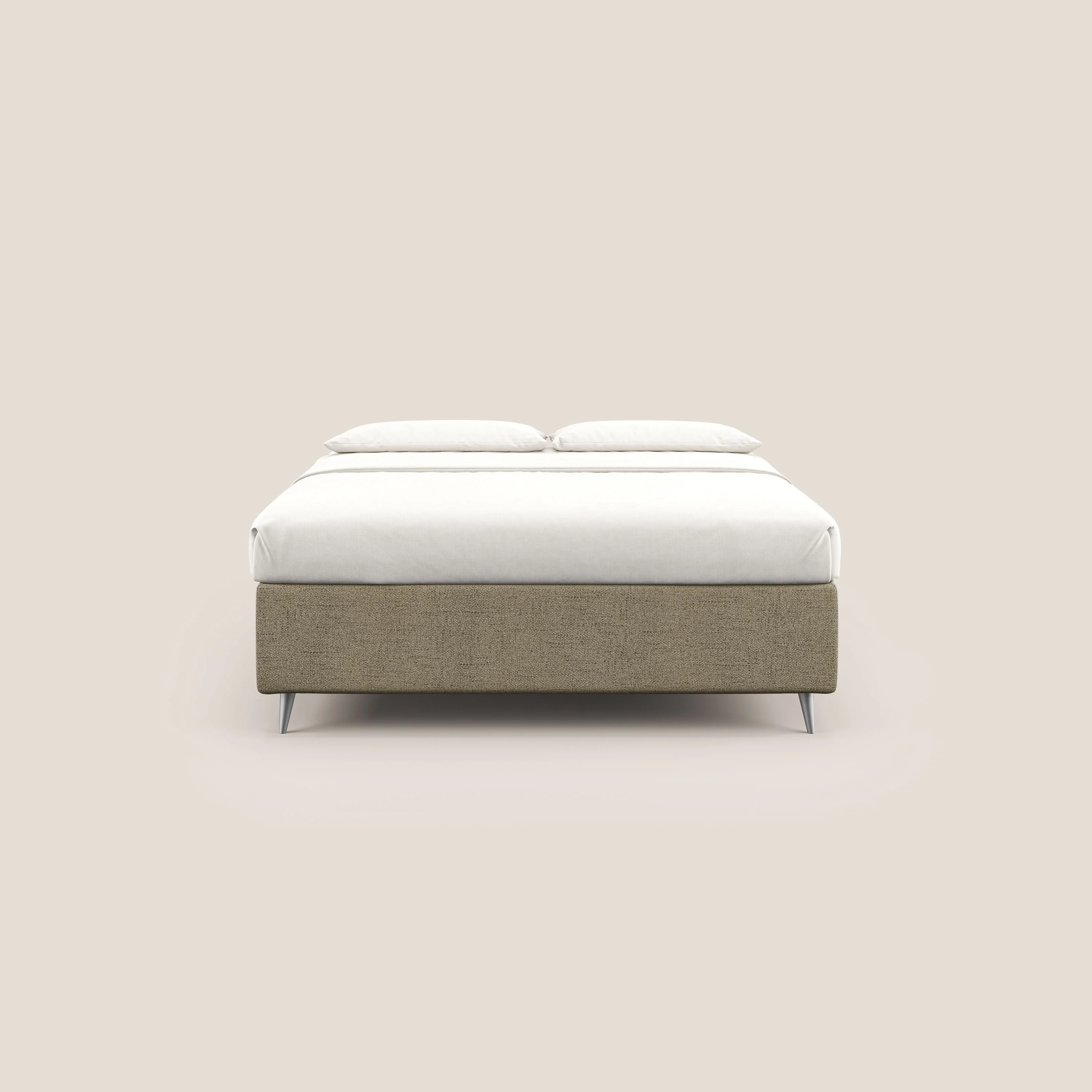 Febe sommier compact avec coffre de grande capacité en tissu imperméable T03 marron - Image 3