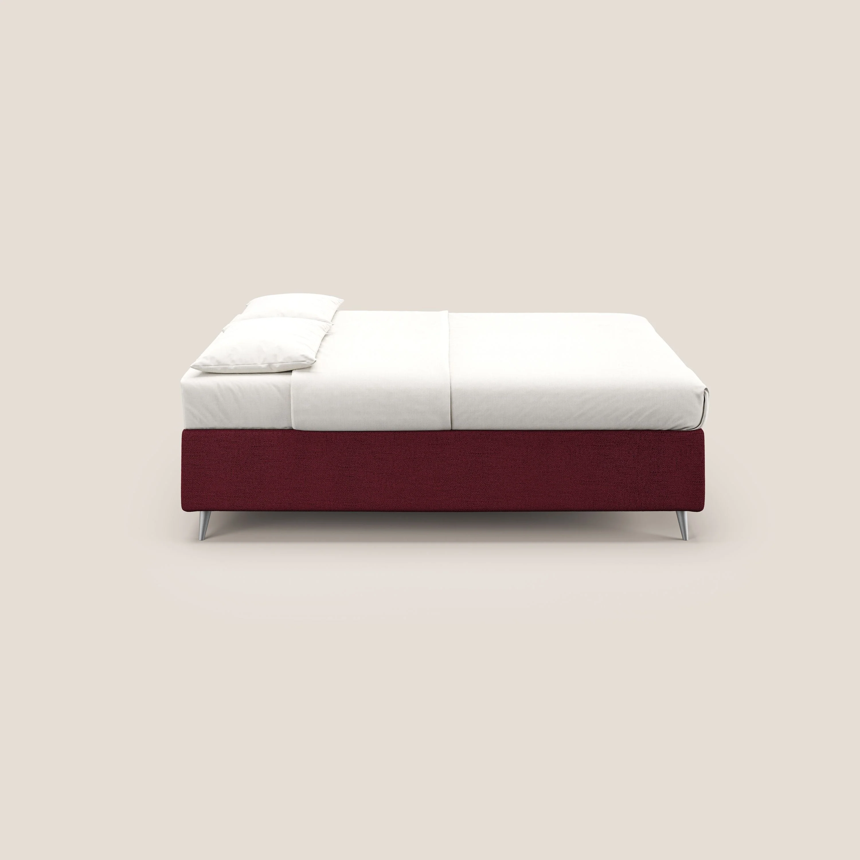 Febe sommier compact avec coffre de grande capacité en tissu imperméable T03 rouge - Image 4