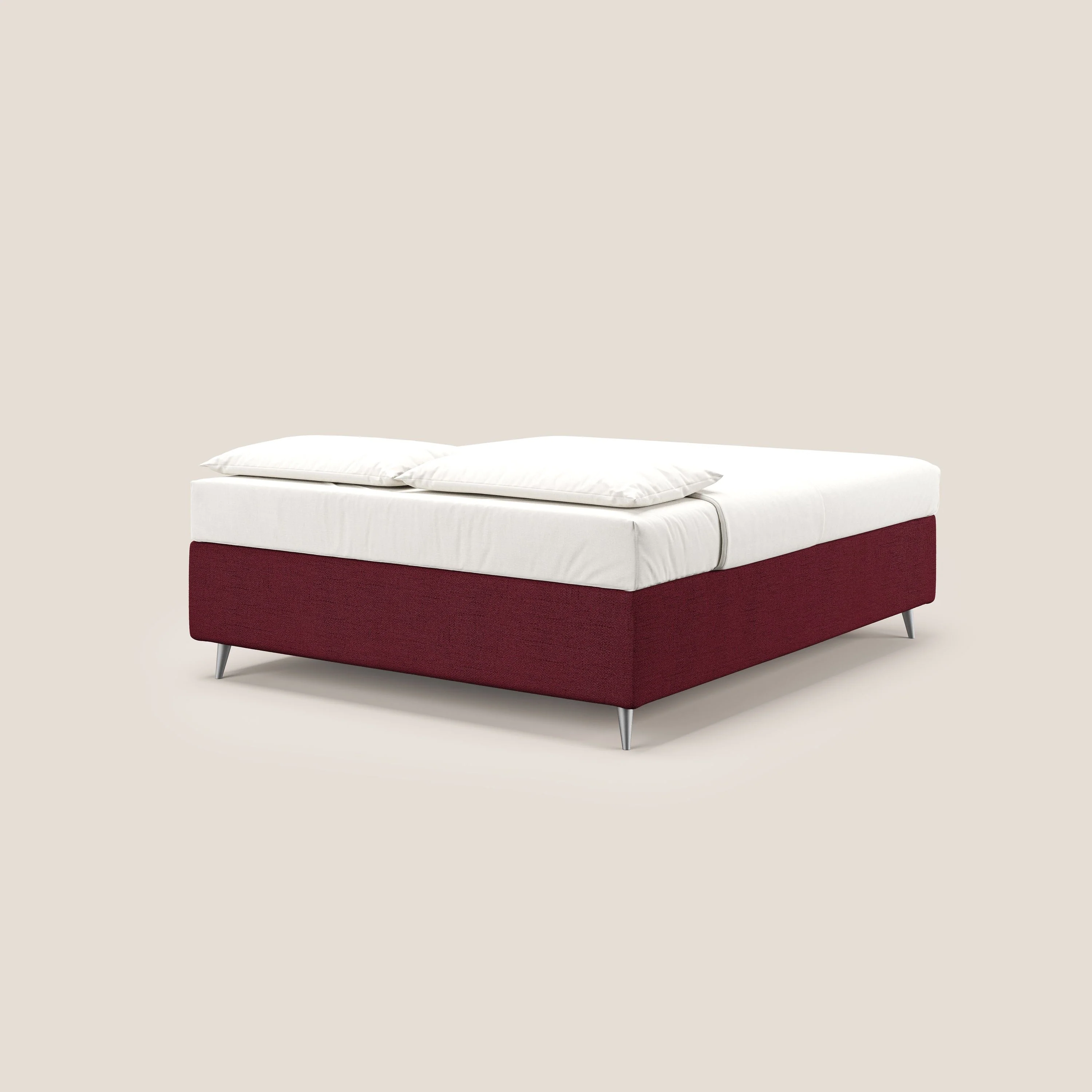 Febe sommier compact avec coffre de grande capacité en tissu imperméable T03 rouge - Image 5