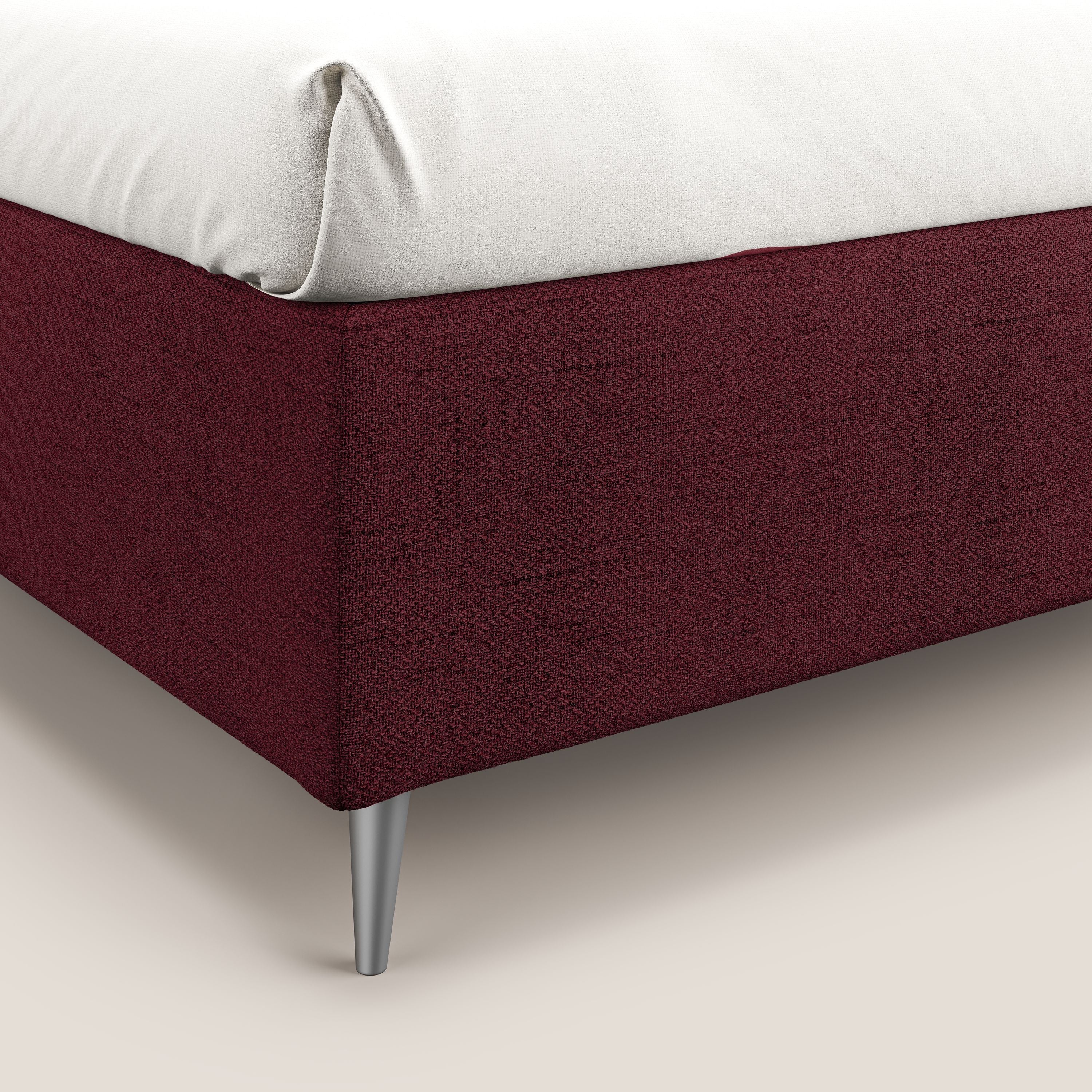 Febe sommier compact avec coffre de grande capacité en tissu imperméable T03 rouge - Image 6