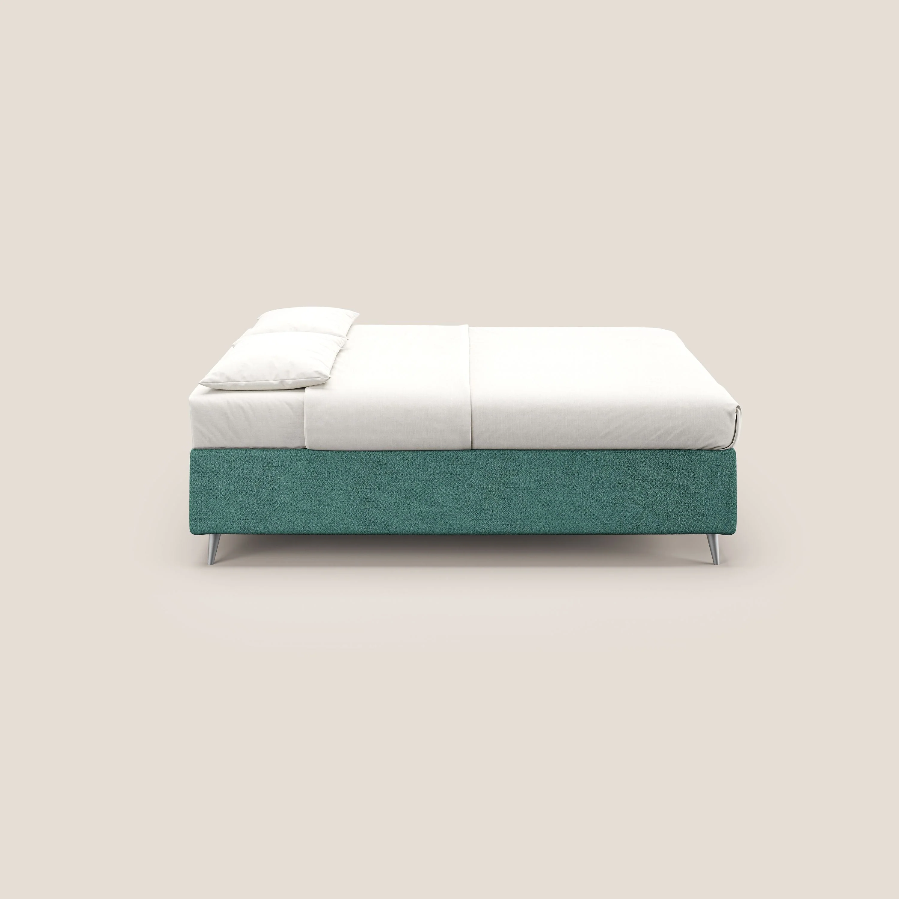 Febe sommier compact avec coffre de grande capacité en tissu imperméable T03 vert d'eau - Image 4